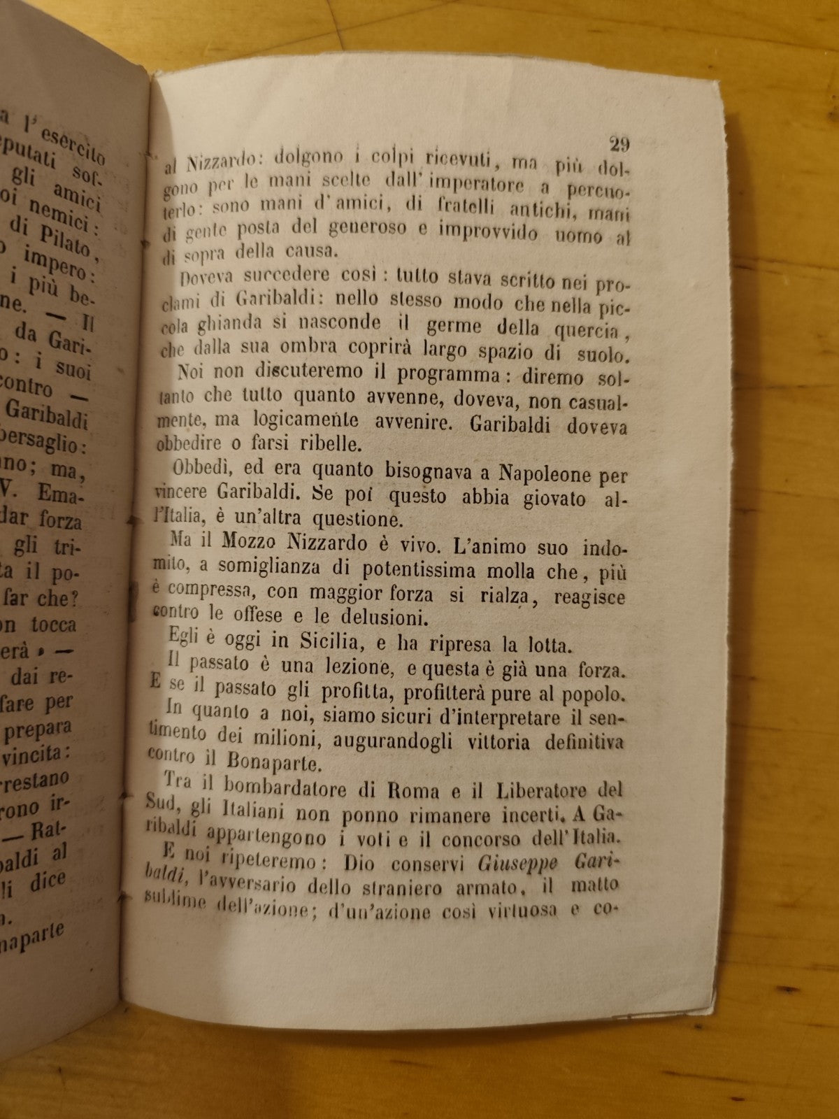 Libertà e dispotismo ossia la guerra fra Garibaldi e Luigi Bonaparte. G. Mazzini