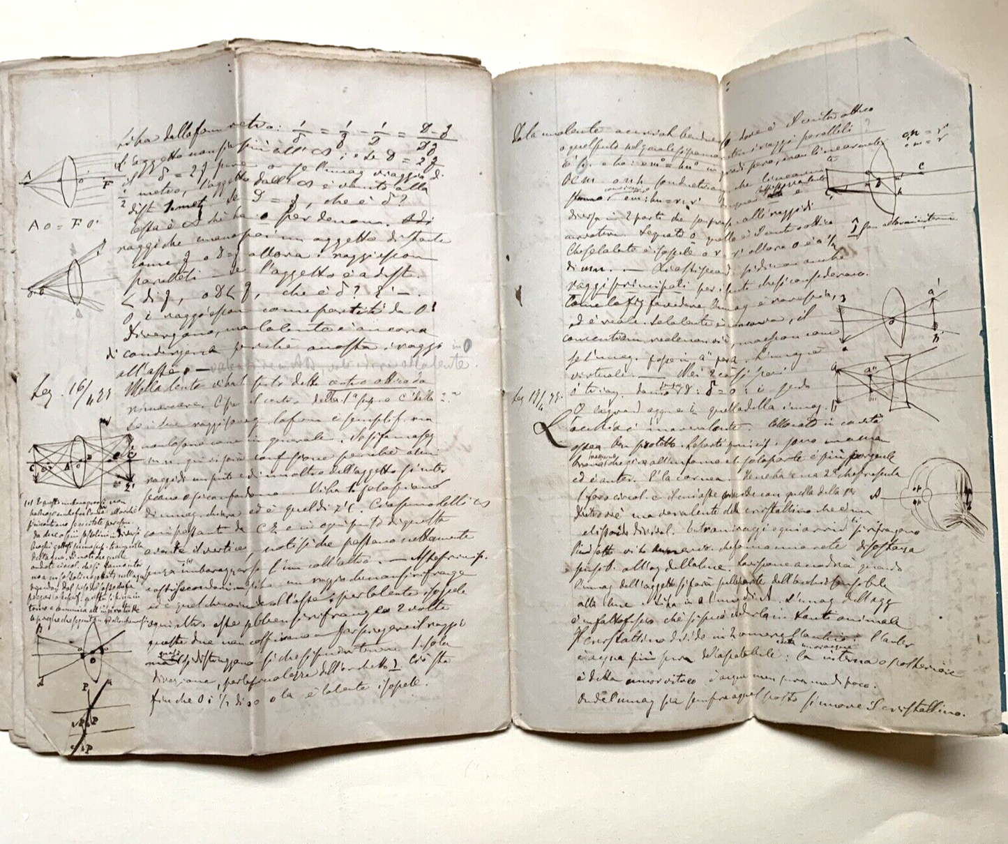 GOBBI BELCREDI Università Pavia 1876, Appunti di suo studente GEODESIA TEORETICA