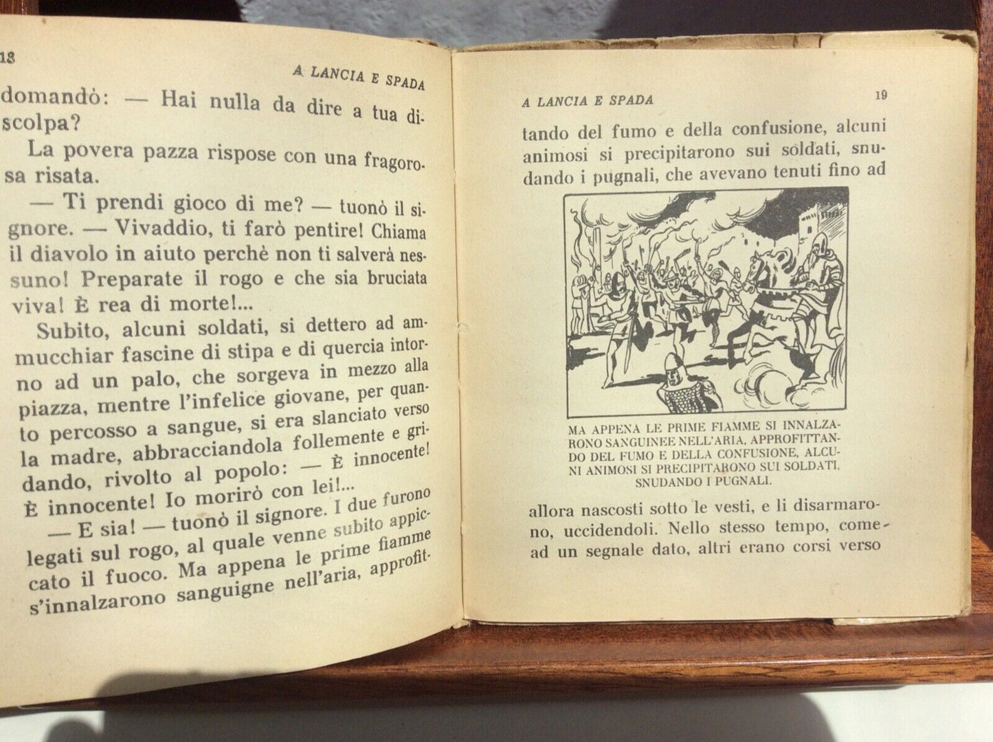 A LANCIA E  SPADA, ALBERTO DA GIUSSANO, CASA EDITRICE CARROCCIO, 1936