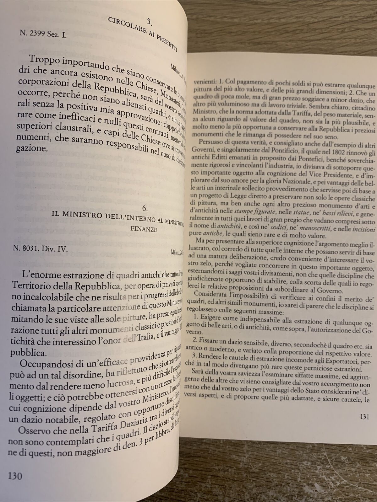 Leggi, bandi e provvedimenti per la tutela dei Beni Artistici . . . A. Emiliani