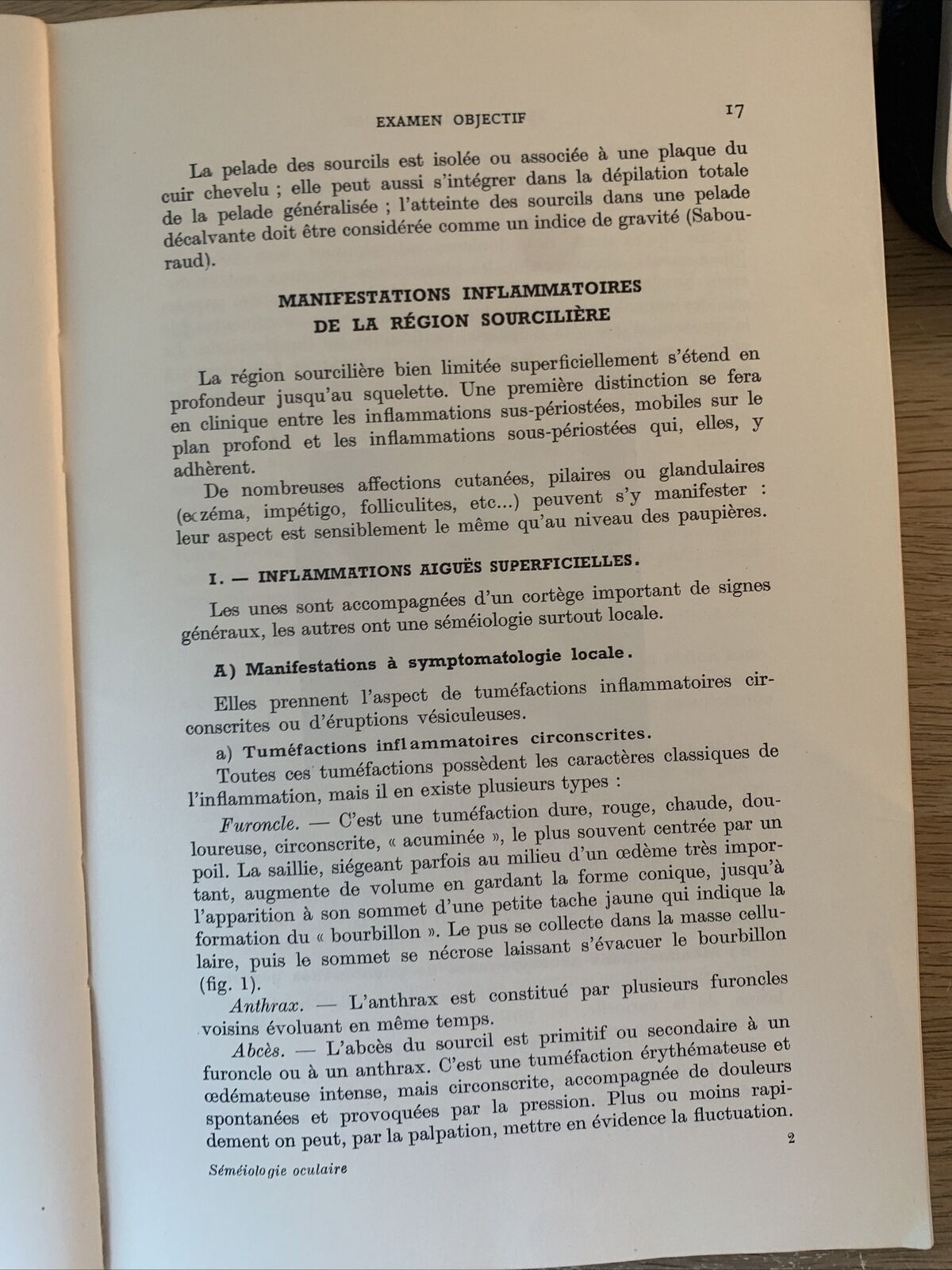 Abrégé de séméiologie oculaire, édouard Bessière. Bailliere 1954