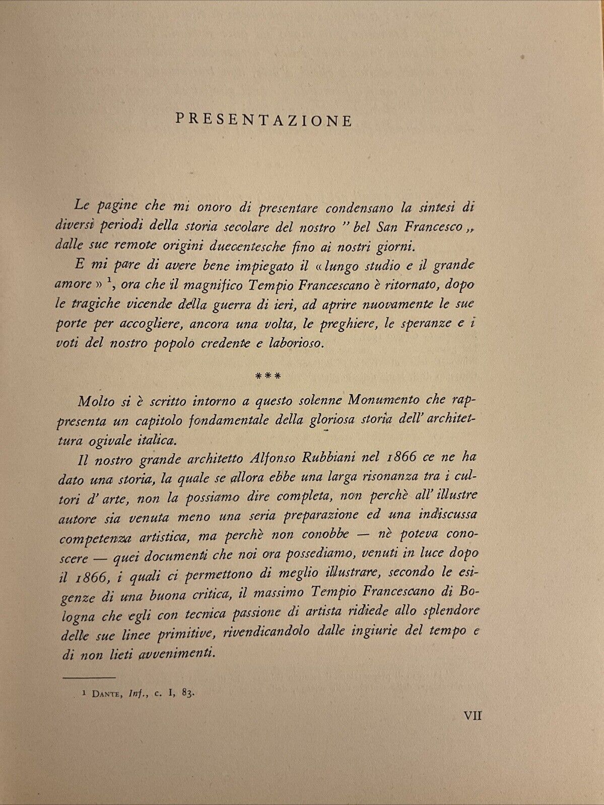 Il Bel S. Francesco Di Bologna -  La Sua Storia. Luigi Garani 1948 BOLOGNA