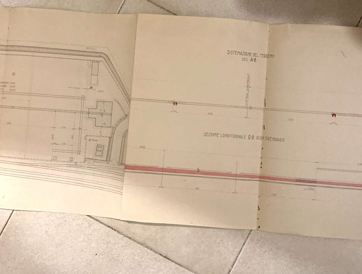 FERROVIE planimetrie FERROVIARIE 1933 linea Bologna Firenze, sottost. Rifredi #