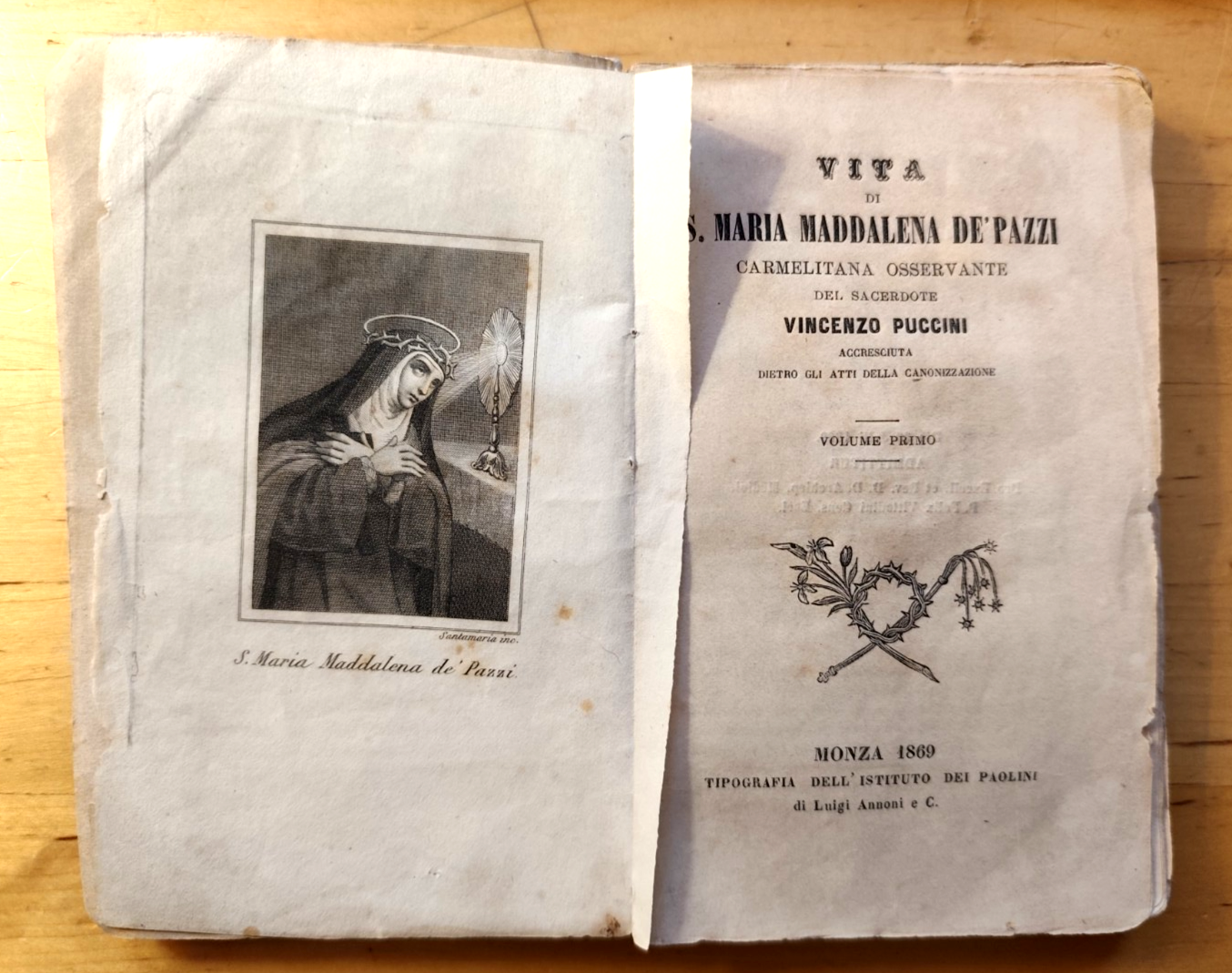 Vita di S. M. Maddalena de' Pazzi Carmelitana osserv. - Vincenzo Puccini 1869