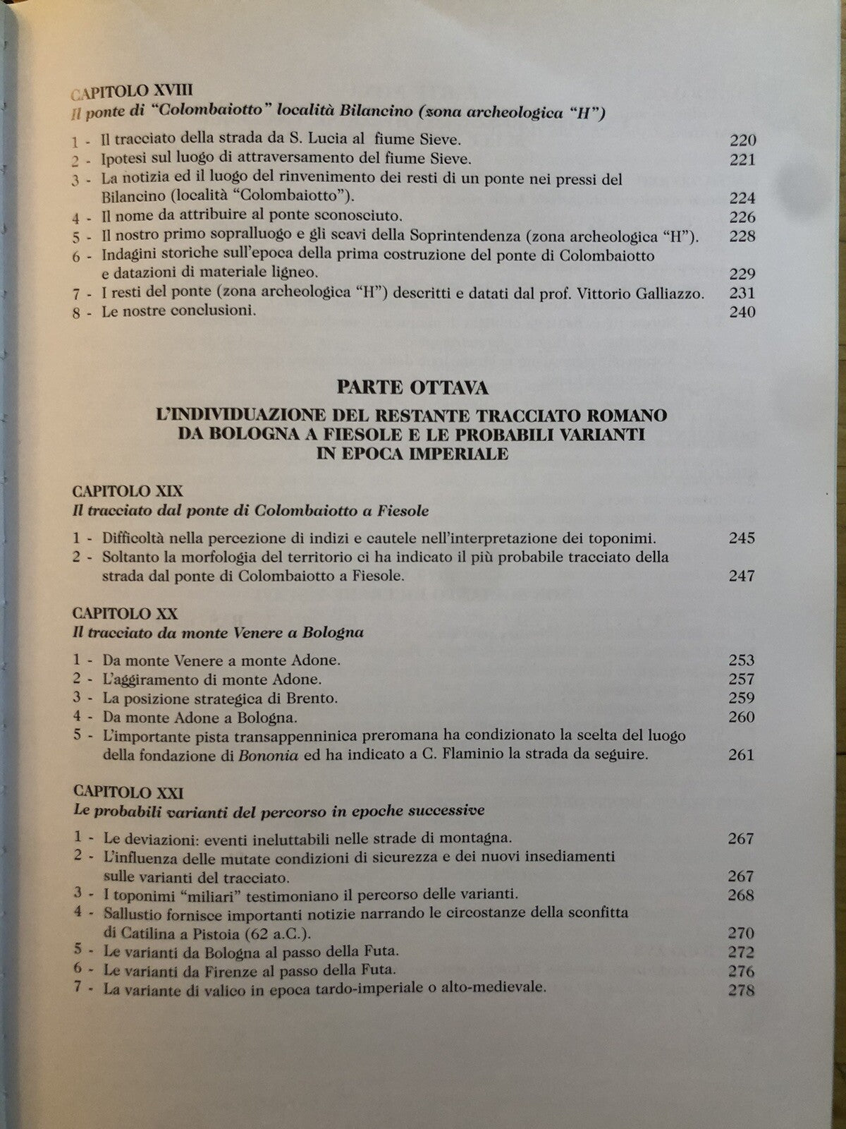 La strada Bologna-Fiesole del II secolo a.c. Flaminia militare, C. Agostini 2000