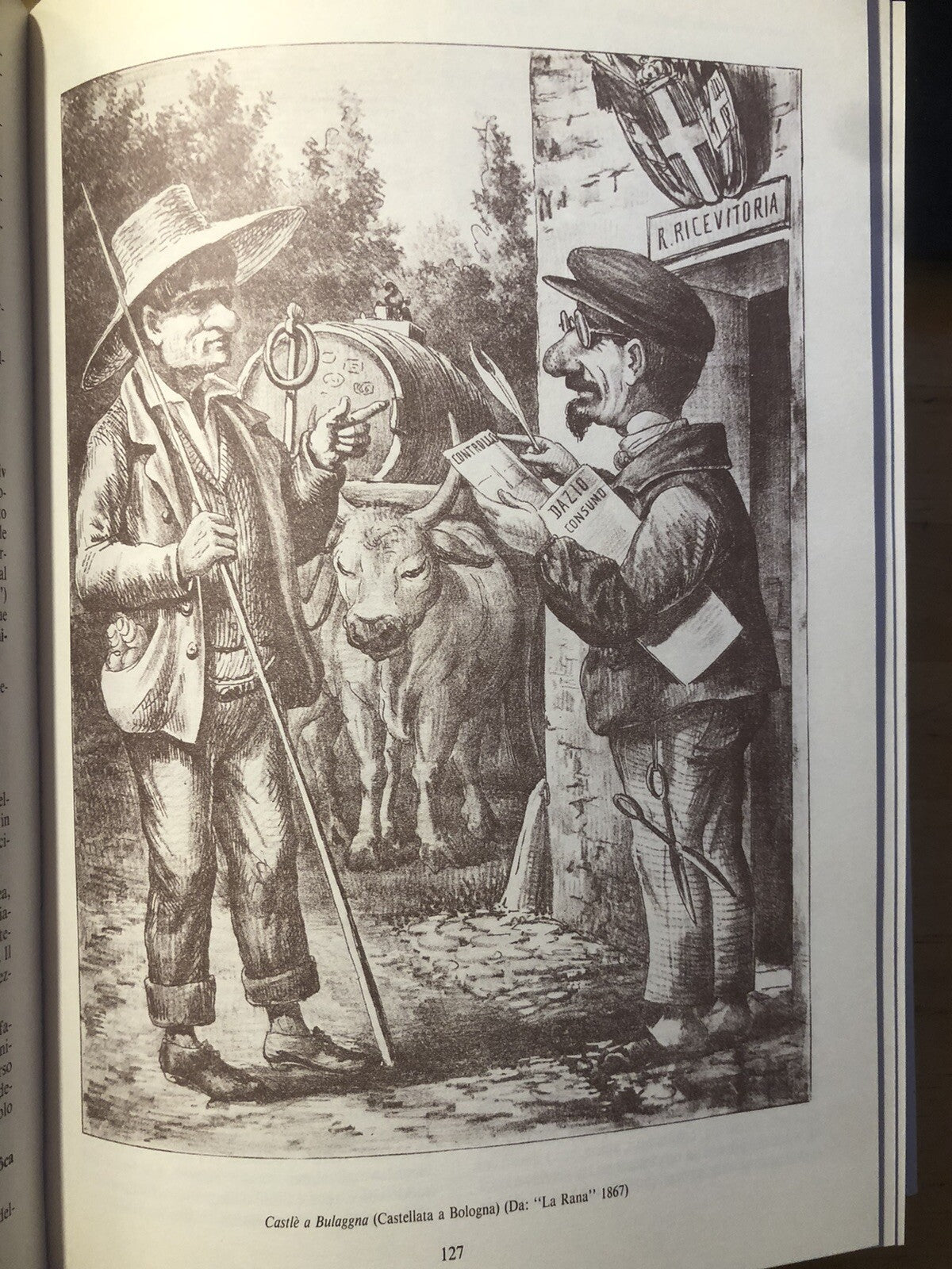 Il pane quotidiano del contadino Bolognese, Gino Calari, illustrato da U. Sgarzi