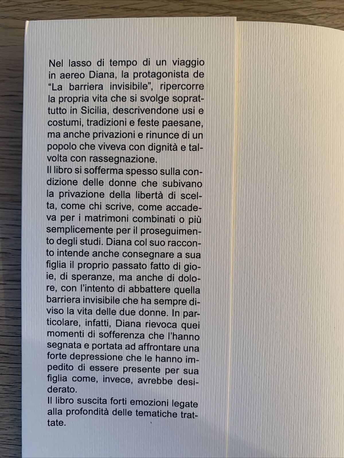 LA BARRIERA INVISIBILE. Caterina Guttaduro La Brasca. SBC 2010