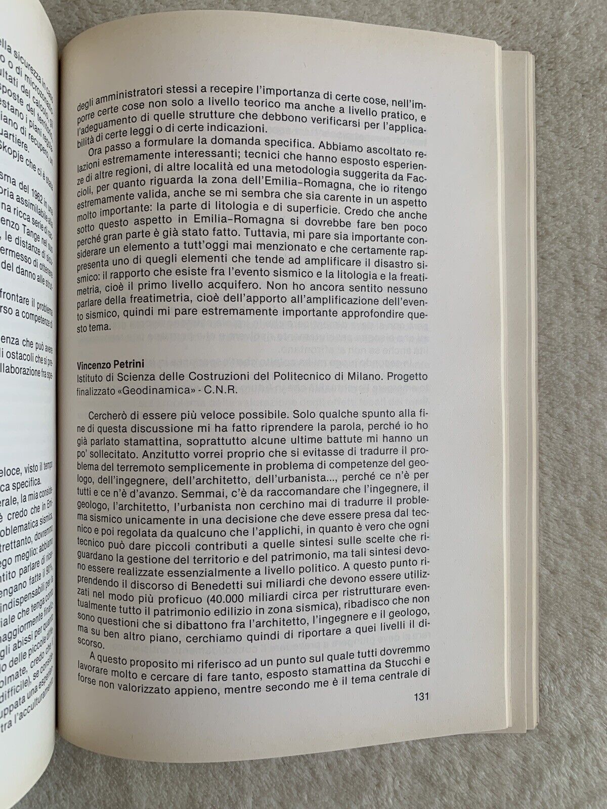 Zone sismiche e sismicità in Emilia-Romagna strategia difesa dai terremoti 1981