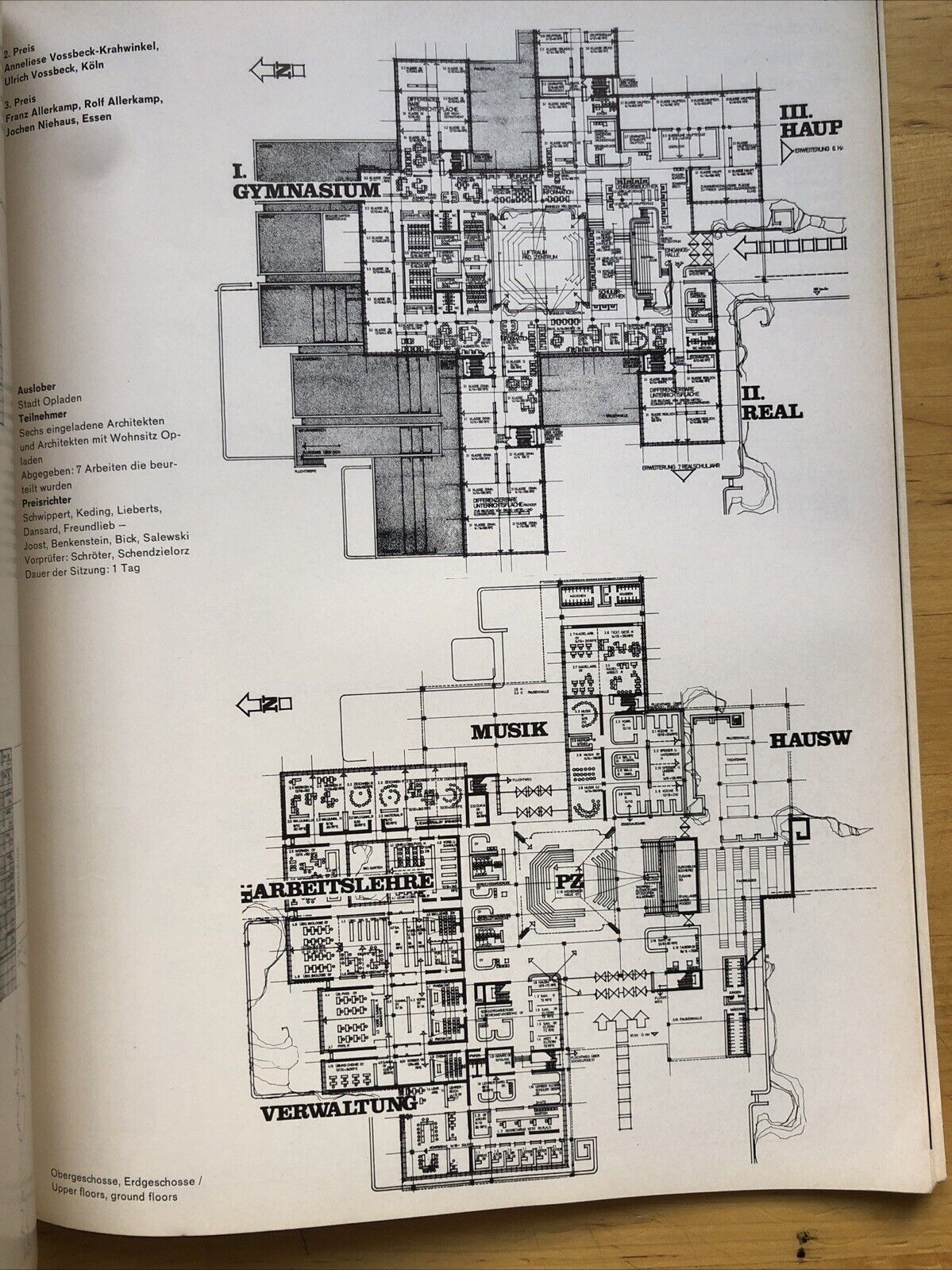 ARCHITEKTUR WETTBEWERBE 67 Progressive Schulen, architecture magazine  1971