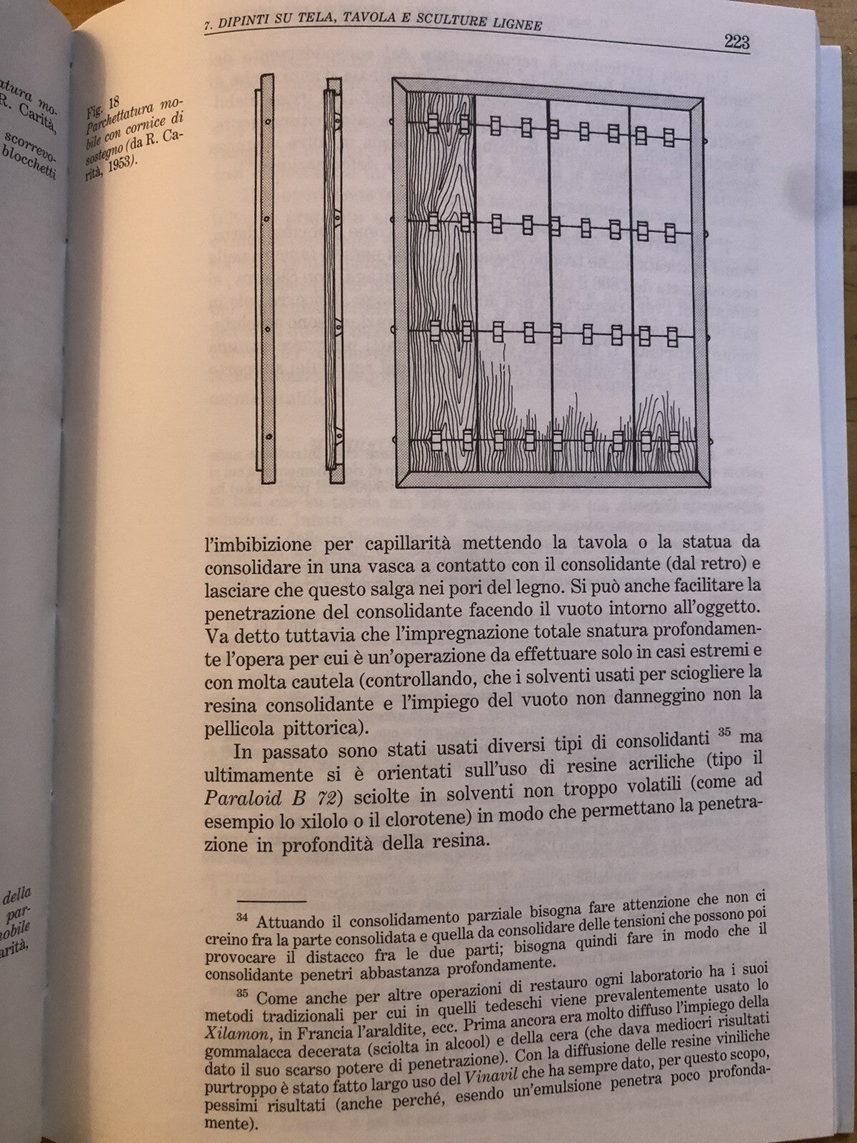 Il restauro dei dipinti e delle sculture lignee, Giuseppina Perusini. Del Bianco