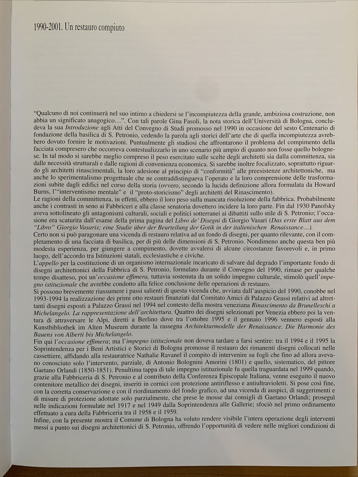 LA BASILICA INCOMPIUTA progetti antichi per la facciata di San Petronio. EDISAI#
