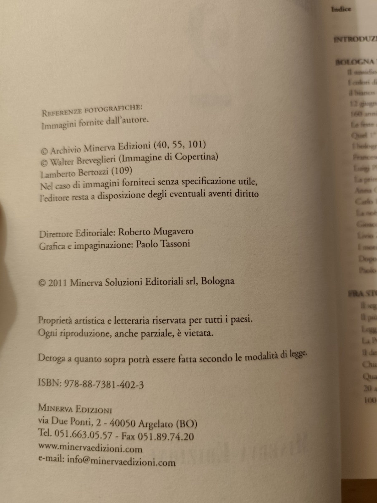 Cose d'altri tempi frammenti di storia bolognese, Minerva edizioni - Marco Poli