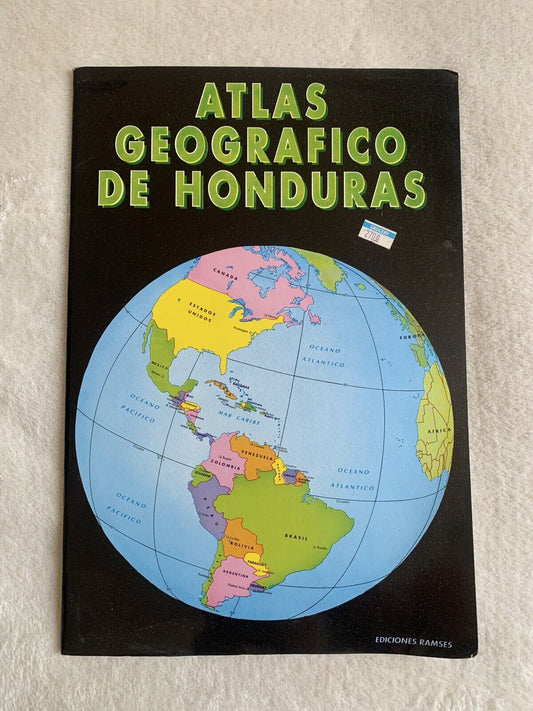 Atlas Geografico de Honduras. ediciones Ramses