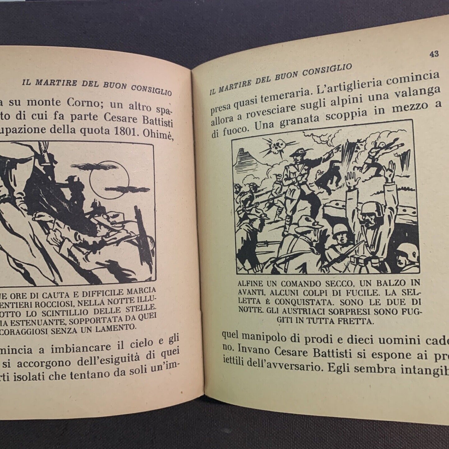 IL MARTIRE DEL BUON CONSIGLIO - P. G. JANSEN. CESARE BATTISTI. Carroccio 1937 #