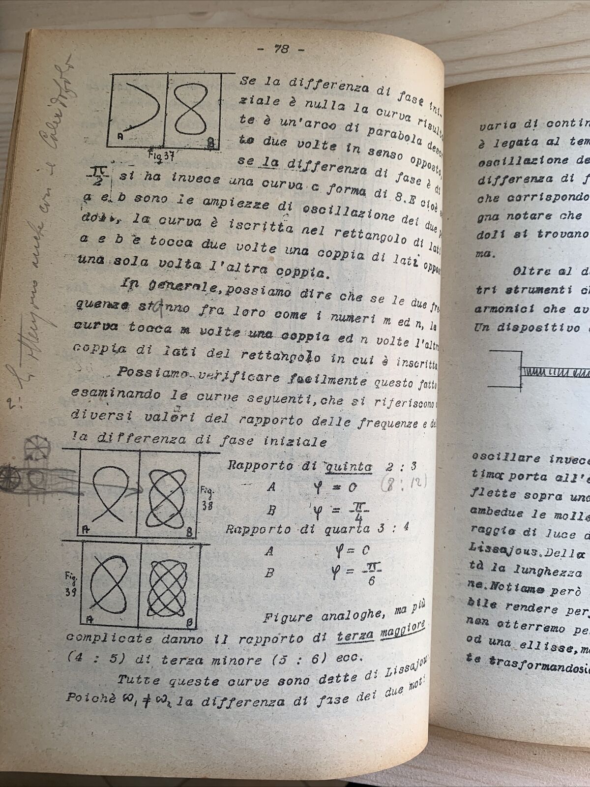 QUIRINO MAJORANA appunti delle sue lezioni, Università 1926 FISICA SPERIMENTALE