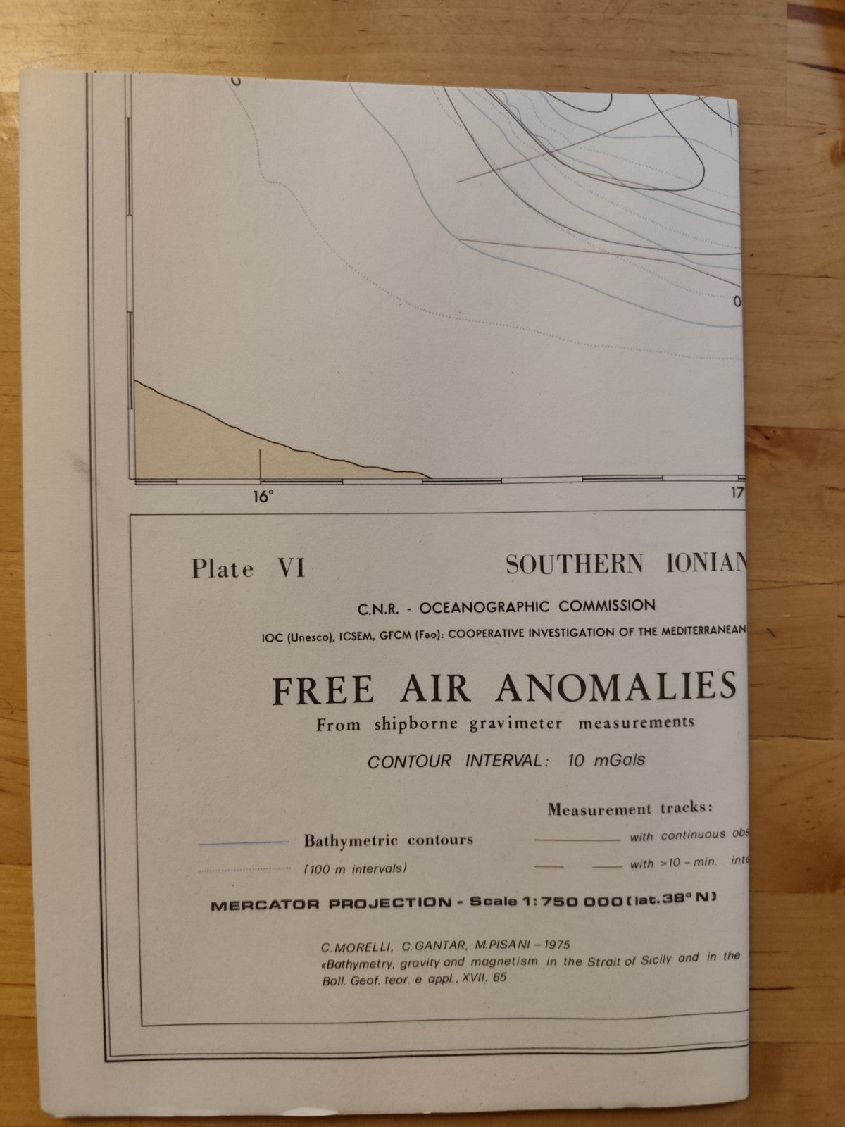 Cartografie geologia tettonica geofisica batimetria Italia, 27 ampie cartografie