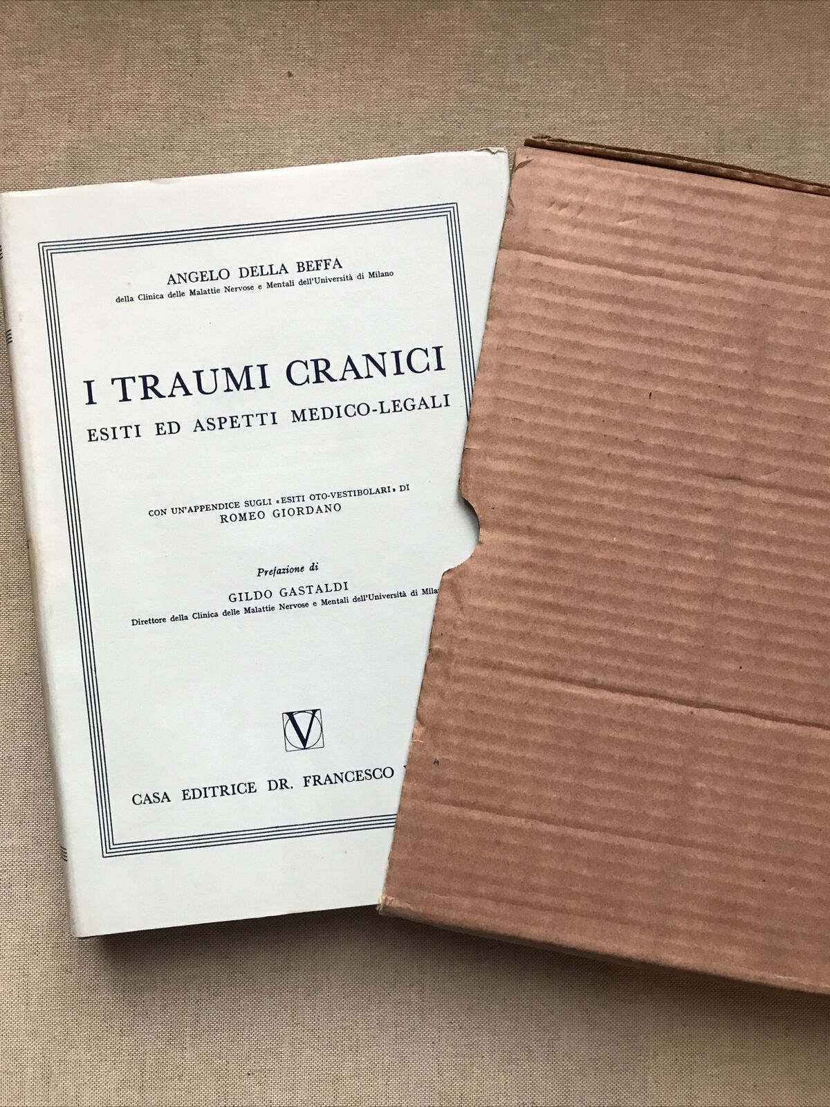 I TRAUMI CRANICI - Angelo della Beffa, editrice Vallardi