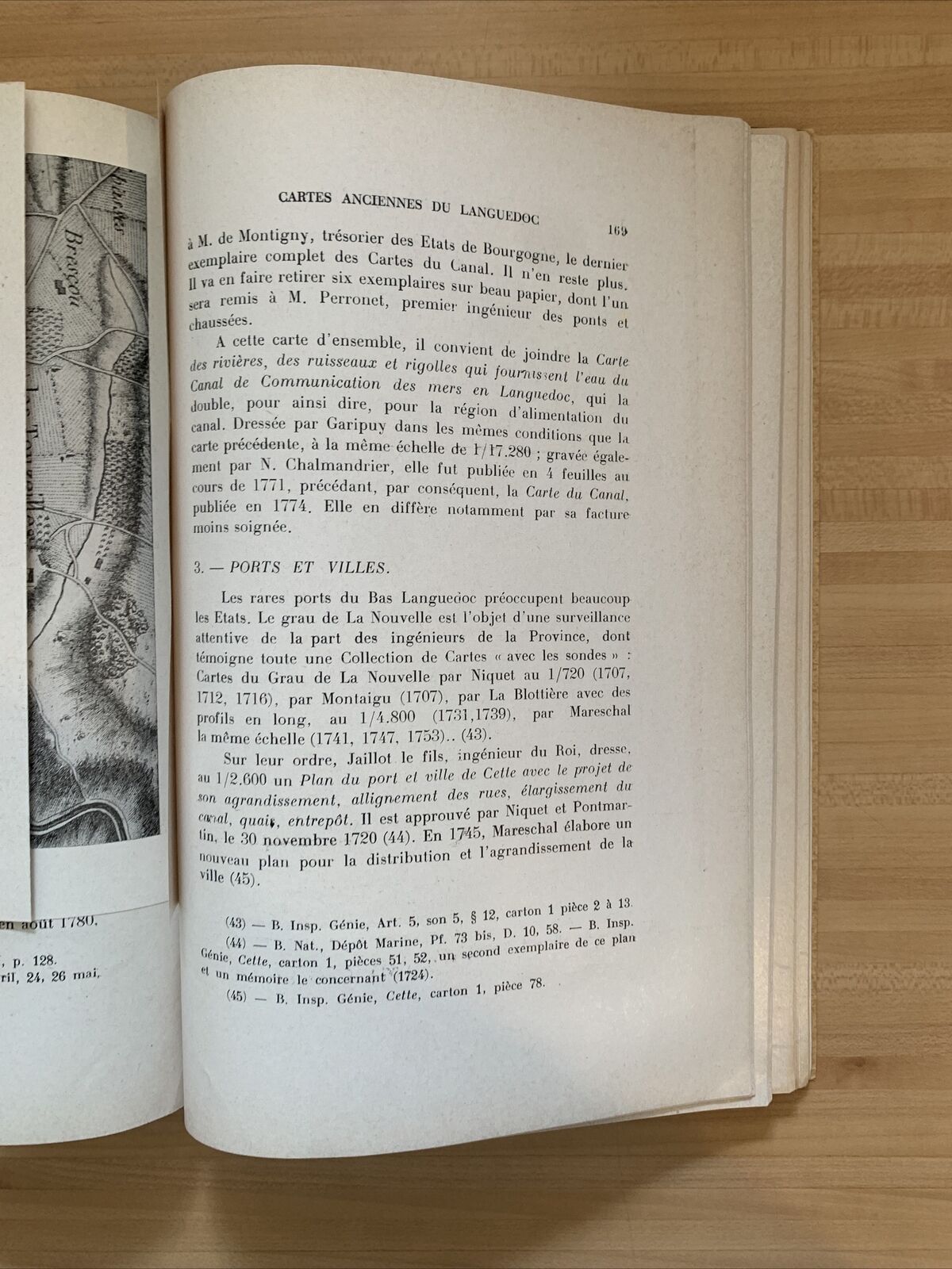 CARTES ANCIENNES DU LANGUEDOC XVI - XVIII S. Francois Dainville S.J. 1961 #