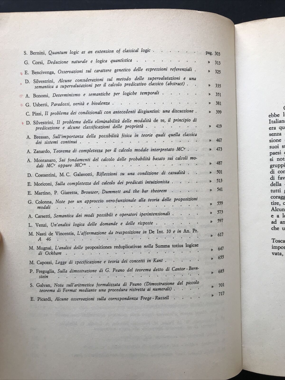 ATTI DEL CONGRESSO NAZIONALE DI LOGICA 1979 - BIBLIOPOLIS, SERGIO BERNINI #