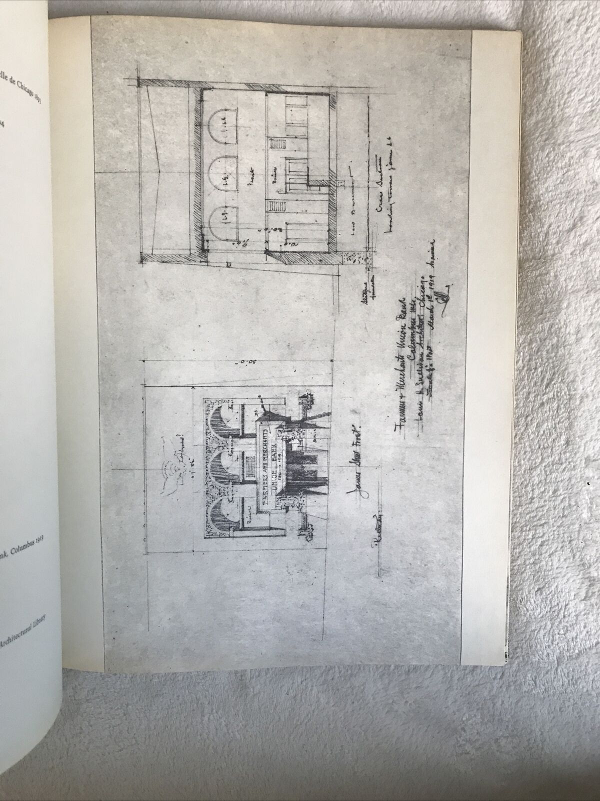 Dessins d'Architectes CLAUDIUS COULIN Editions des Deux Mondes Paris 1962