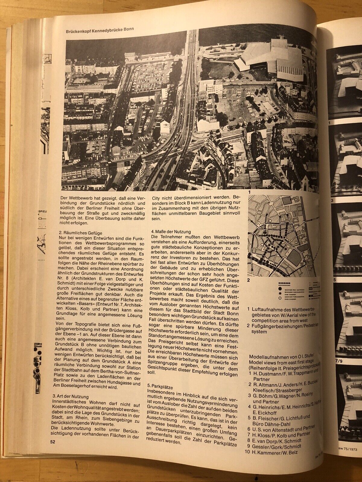 ARCHITEKTUR WETTBEWERBE 75 architettura architecture - Town Centres. .   1973
