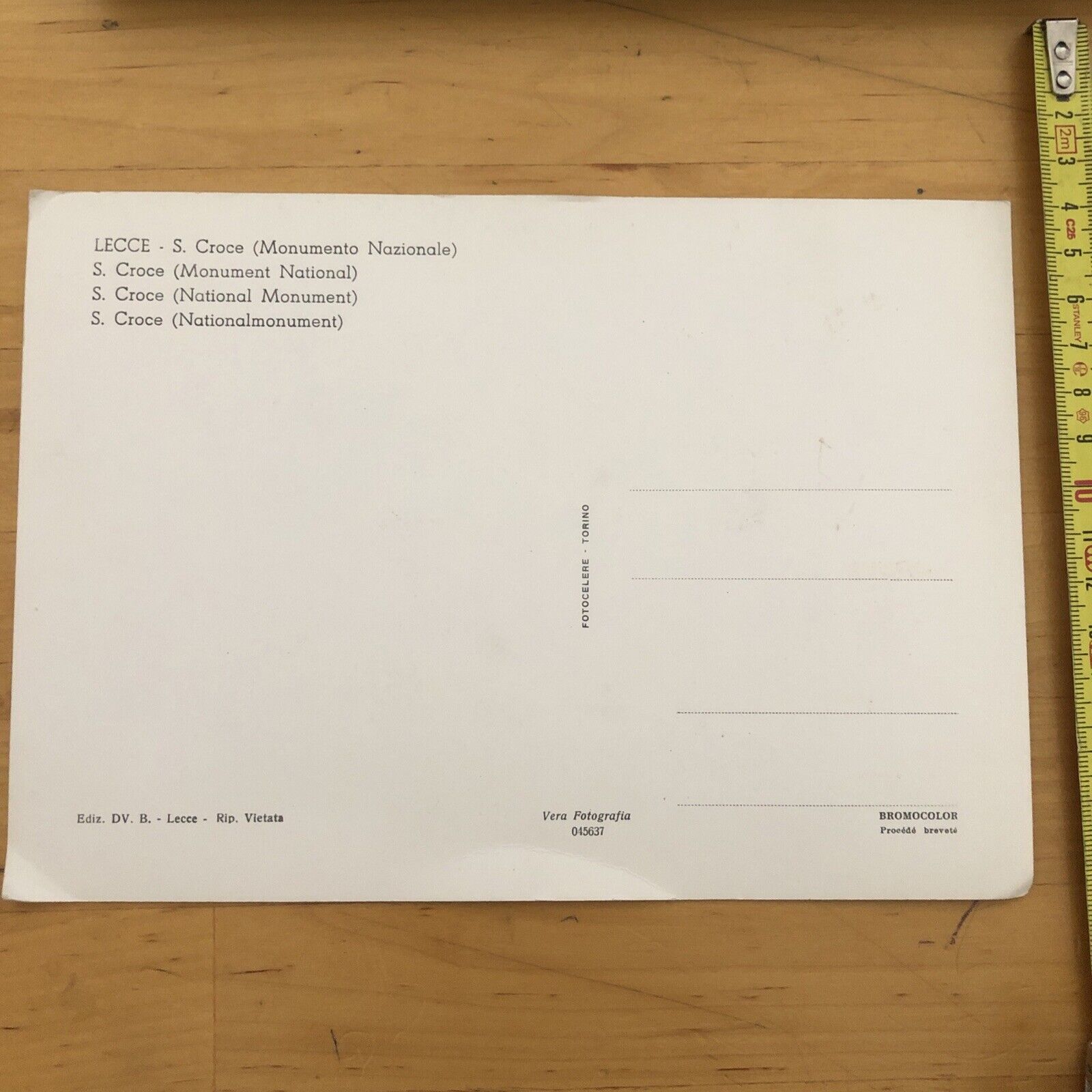 Cartolina LECCE, S.CROCE non viaggiata, grande formato