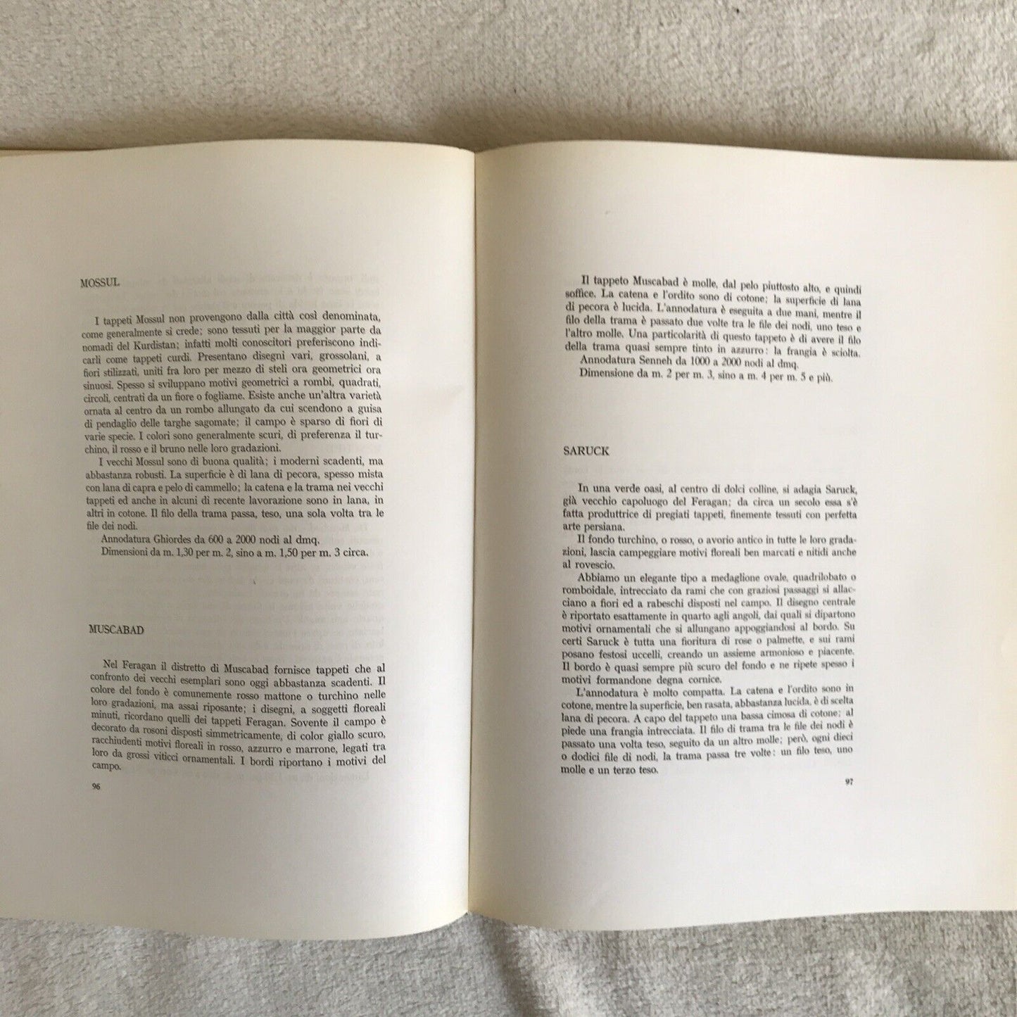 IL TAPPETO ORIENTALE, Michele Campana, edizione Libri Artistici.