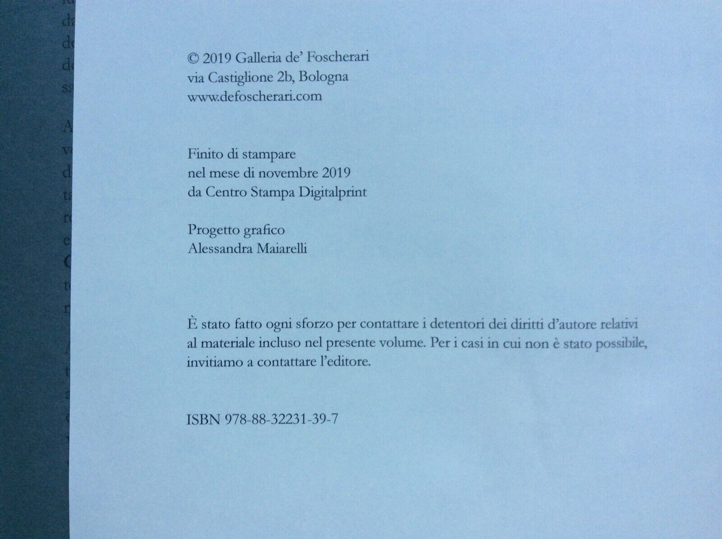 IL NOTIZIARIO DELLA GALLERIA DE’FOSCHERARI 1965-1989, a cura di VITTORIO BOARINI