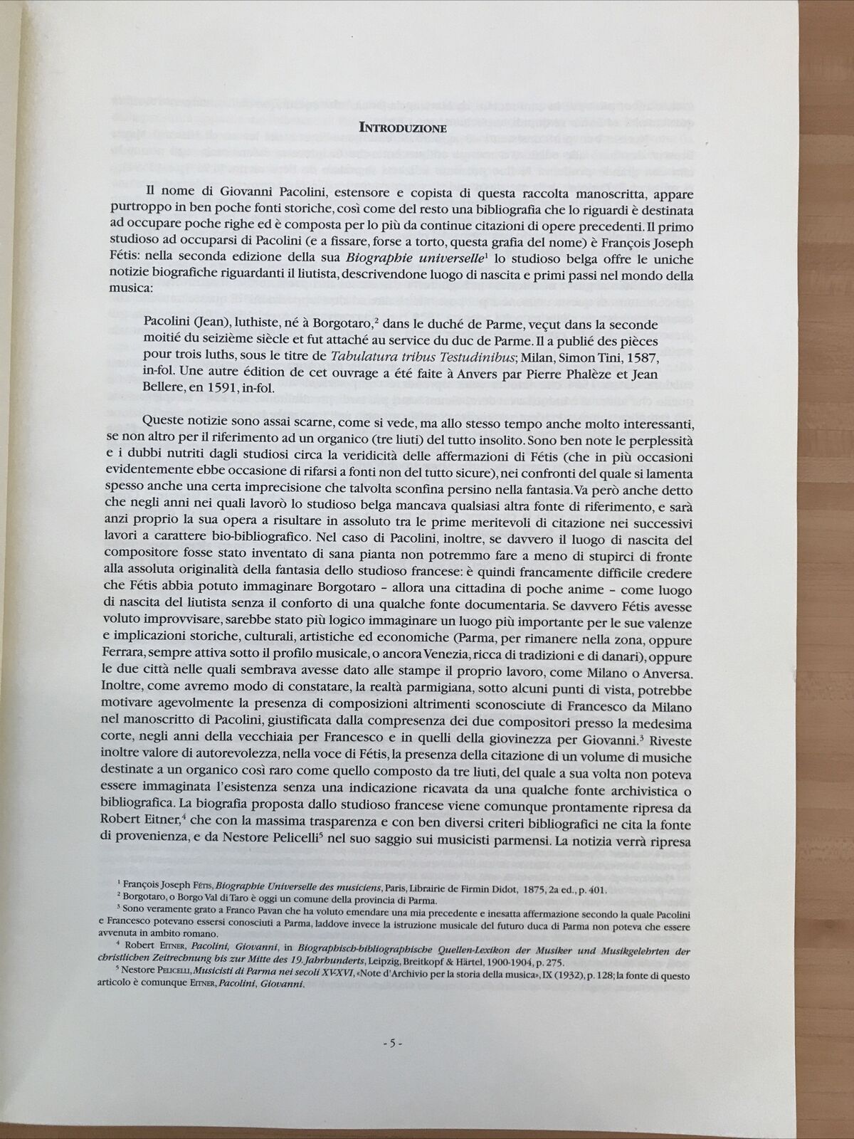 INTAVOLATURA MANOSCRITTA PER LIUTO,G. Pacolini, Castelfr. Veneto, F. Rossi Forni