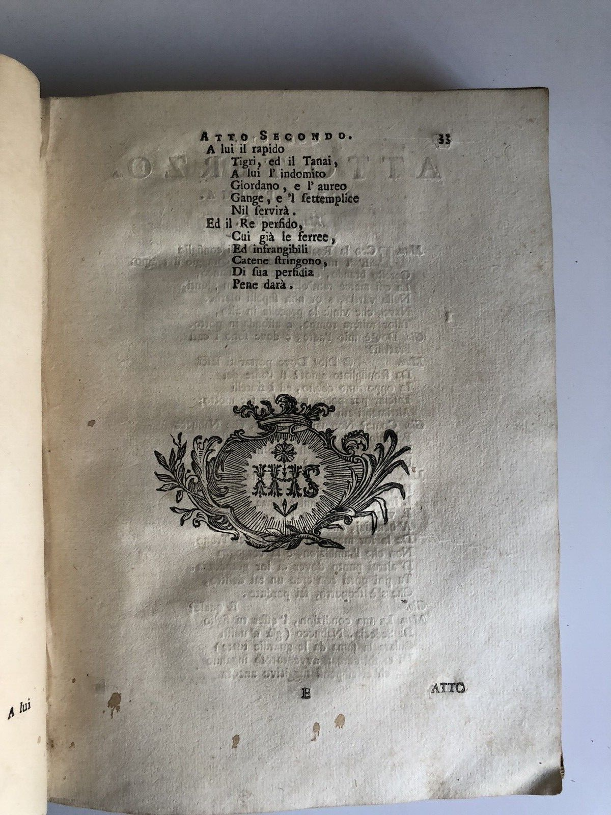 POESIE SCIELTE DEL PADRE GIOVANNI GRANELLI compagnia di Gesù, 1772 in Modena