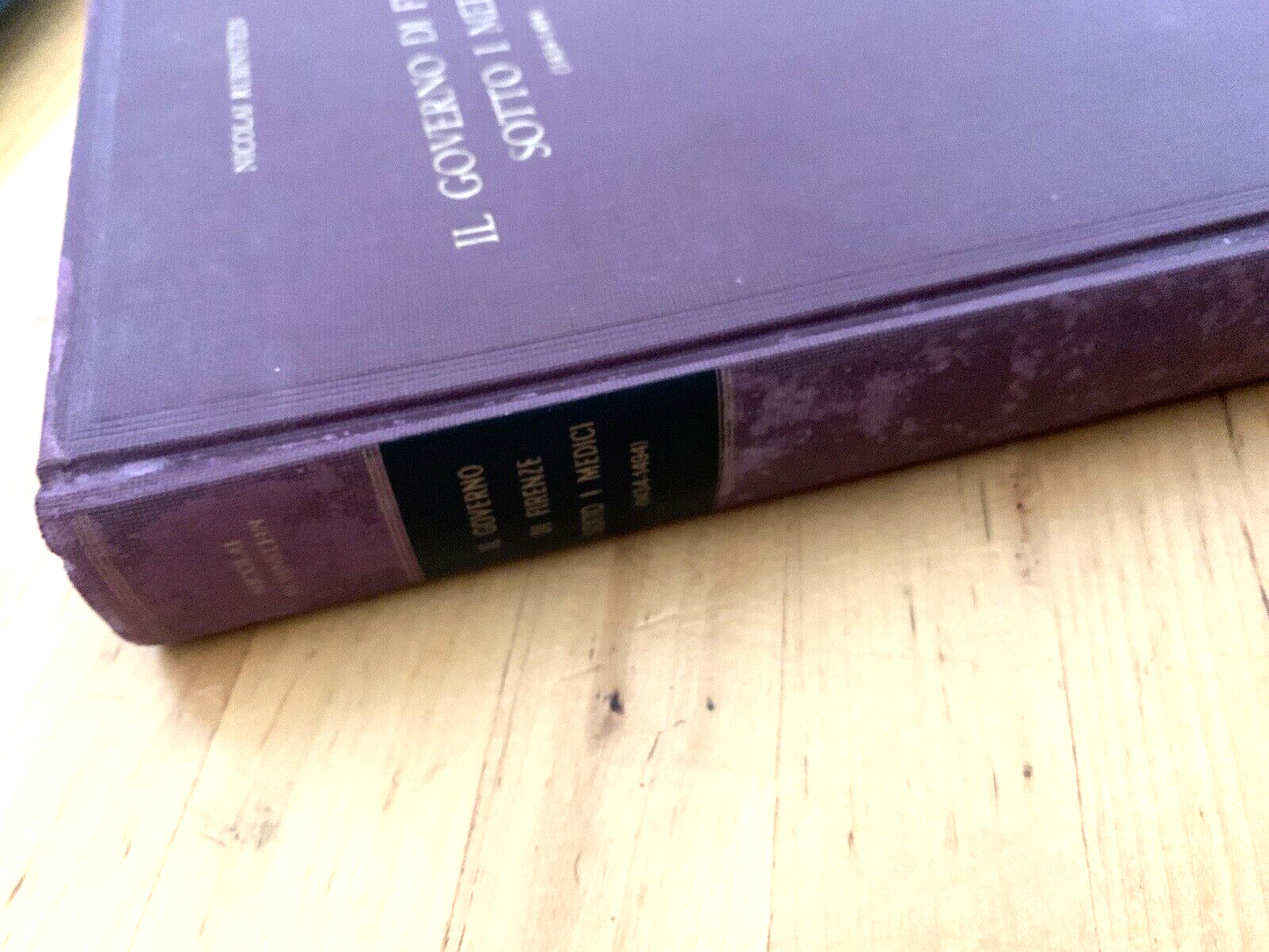 Il Governo di Firenze sotto i Medici 1434-1494 Nicolai Rubinstein 1ª ediz. 1971