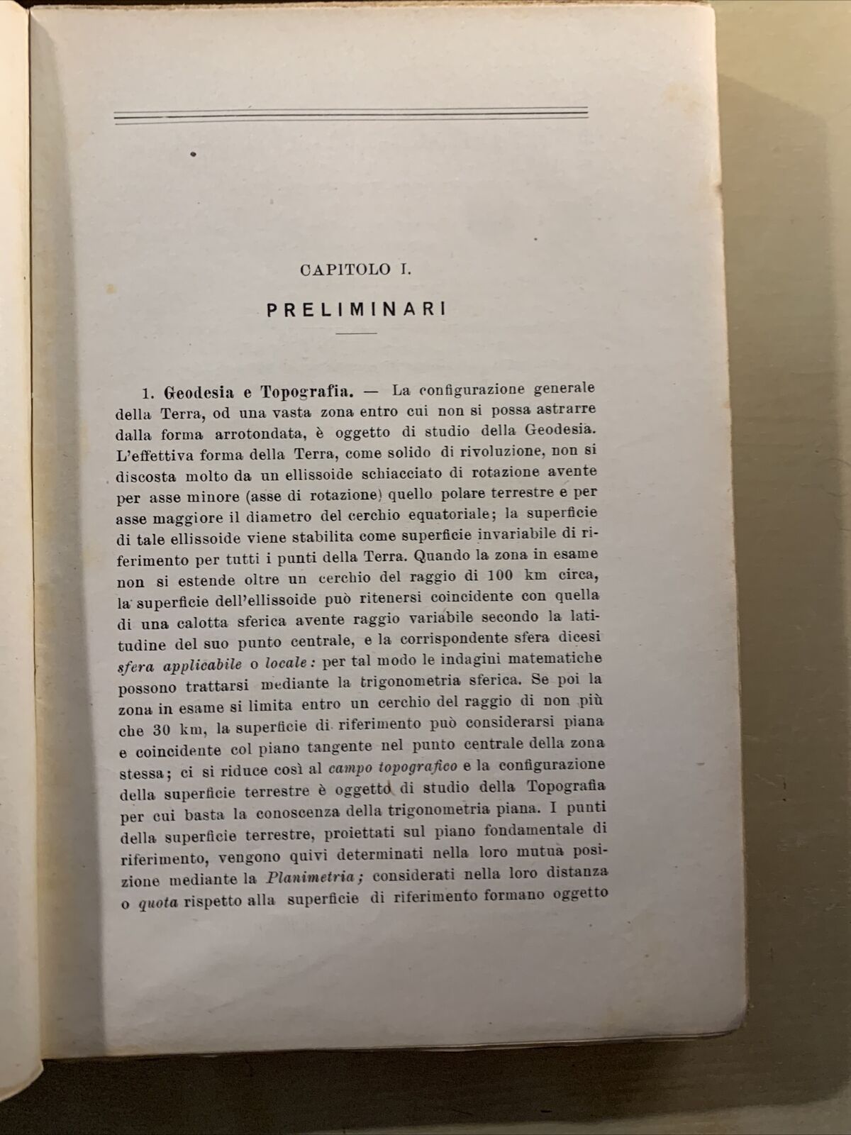 GEOMETRIA SUL TERRENO - breve corso di topografia. Emilio Cardea 1939 #