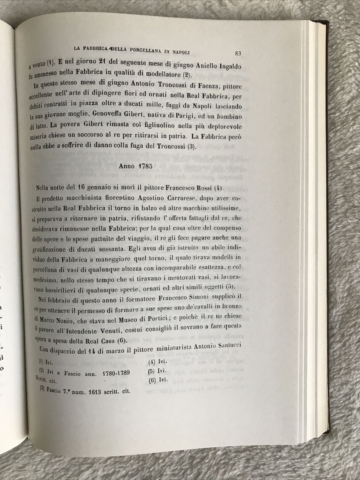 STORIA DELLE PORCELLANE IN NAPOLI E SUE VICENDE. C. Minieri Riccio - Novi. Forni