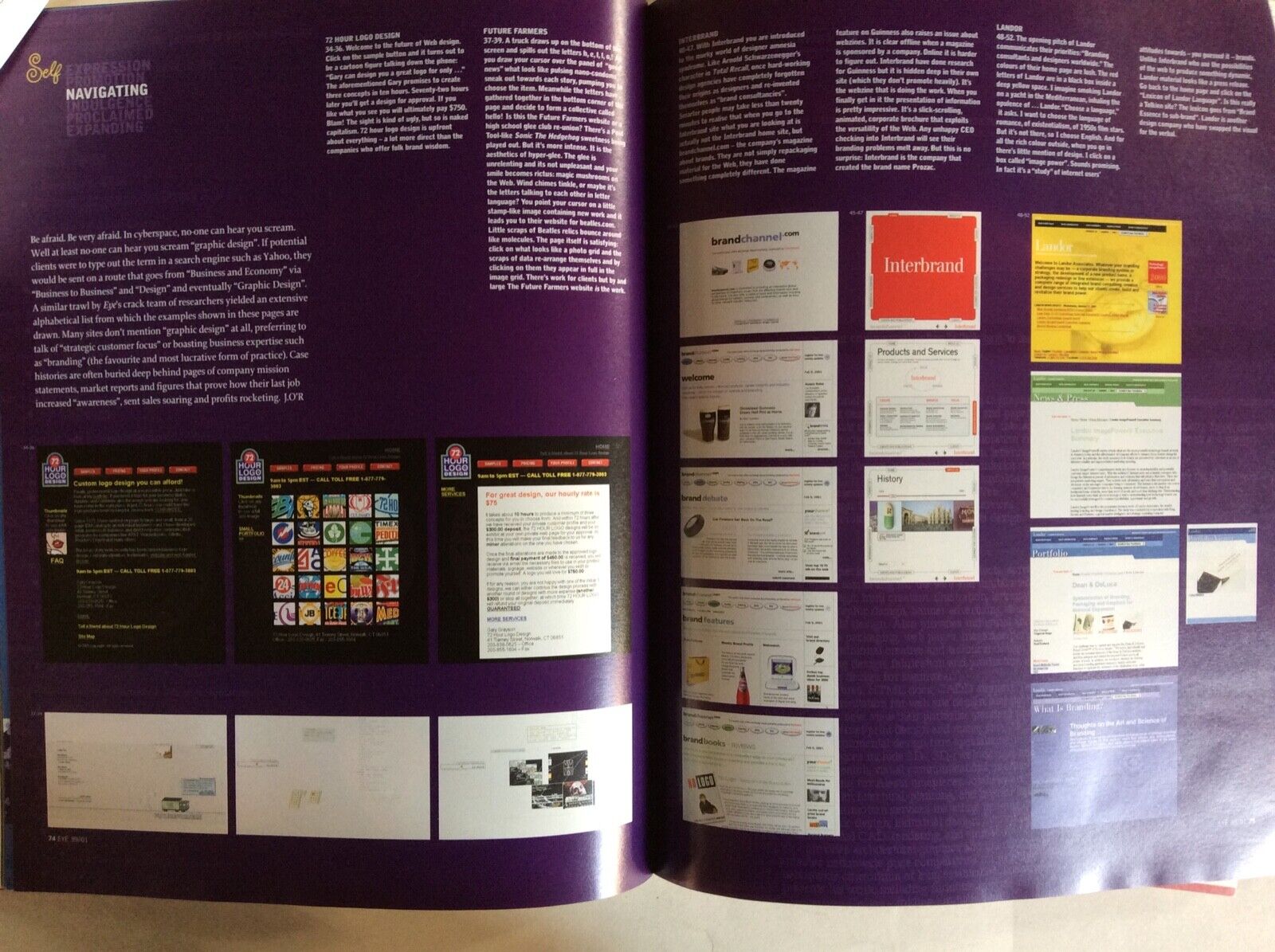 EYE NO.39  VOL.10 SPRING 2001  GRAPHIC THOUGHT FACILITY  MOVIE TITLES