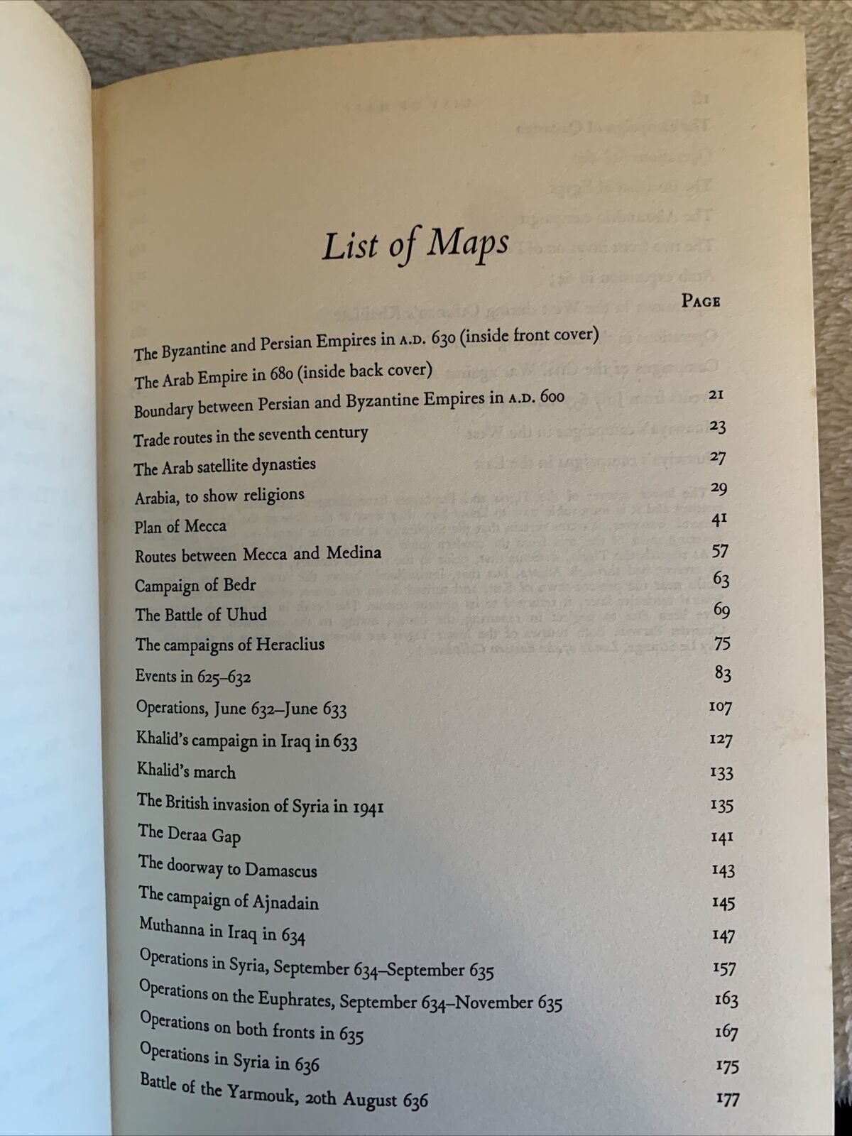 GLUBB BAGOT JOHN The empire of the Arabs. The great Arab conquests