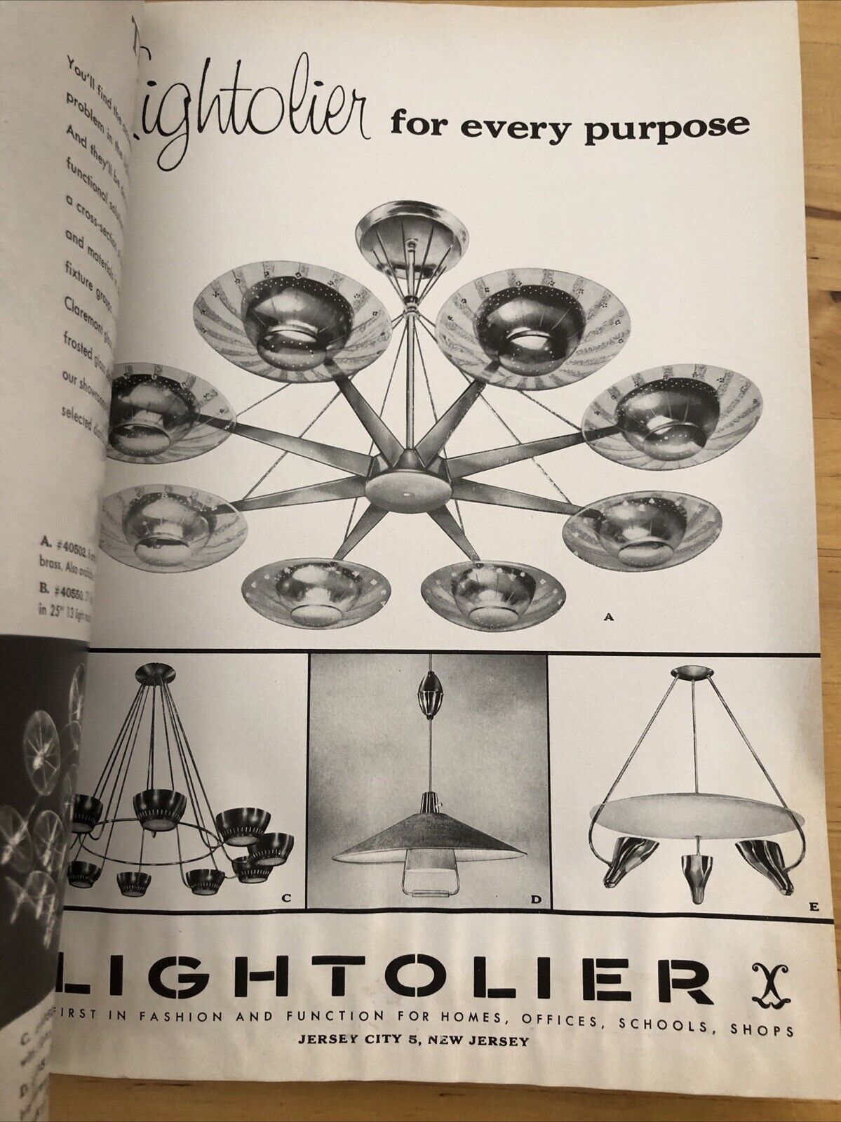 INTERIORS MAGAZINE AUGUST 1955. Interiors, design, architecture. Olga Gueft