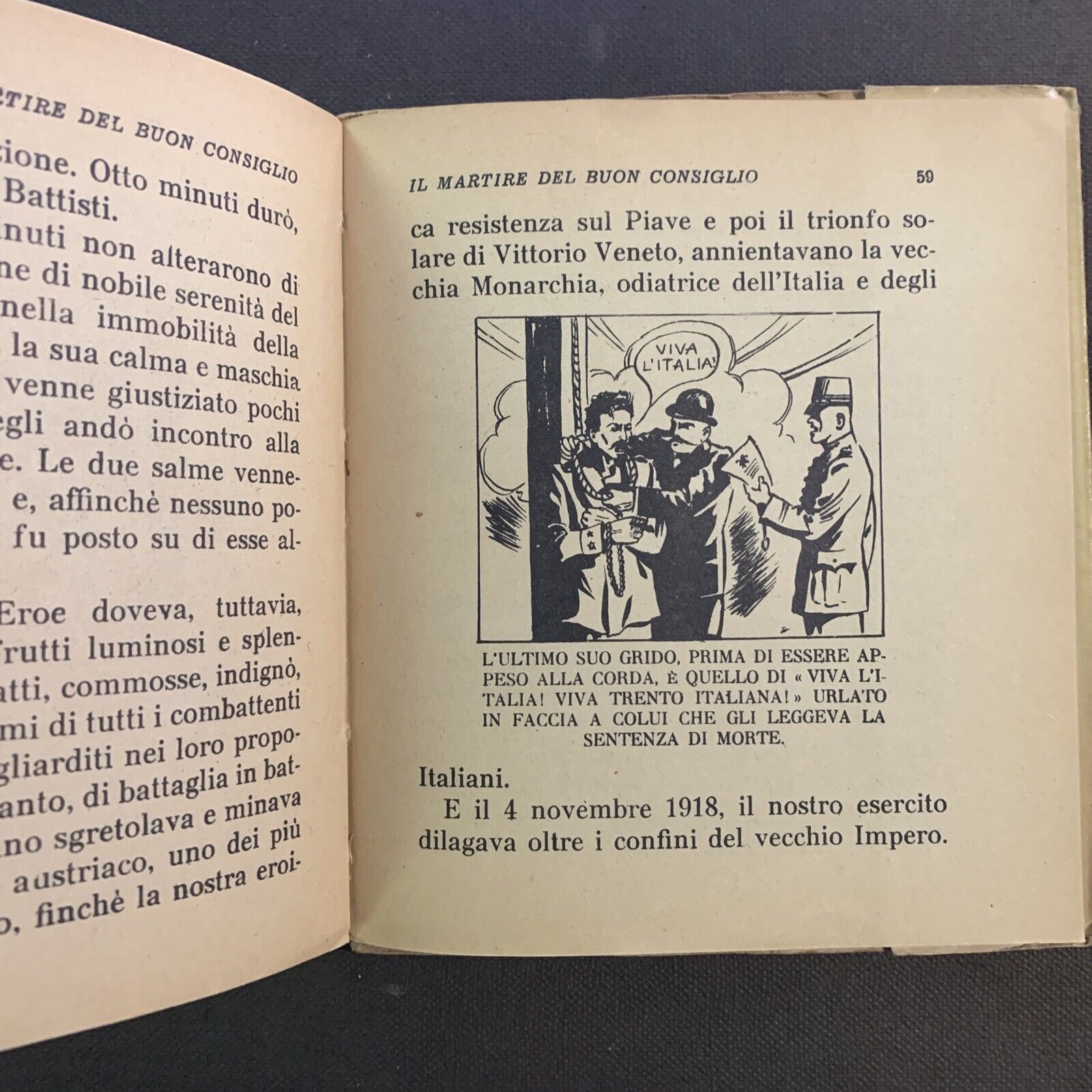 IL MARTIRE DEL BUON CONSIGLIO - P. G. JANSEN. CESARE BATTISTI. Carroccio 1937 #