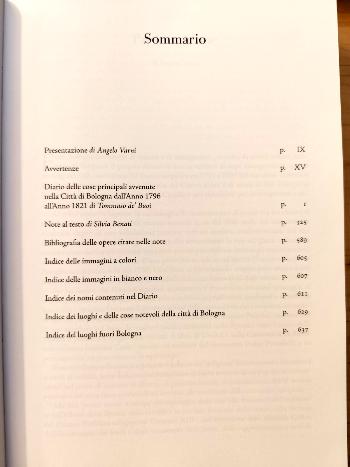 Diario delle cose principali accadute nella Città di Bologna dall'anno 1796 fino