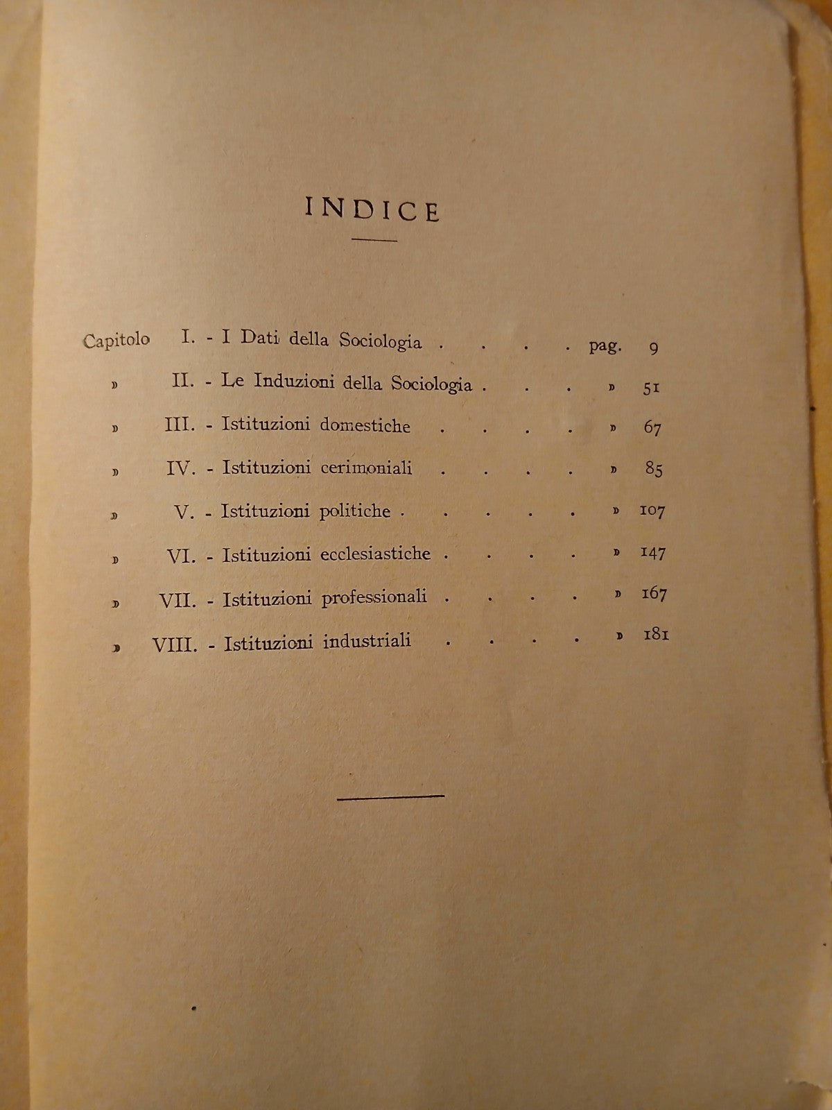 Principi di sociologia - H. Spencer - Rinfreschi ed. 1922