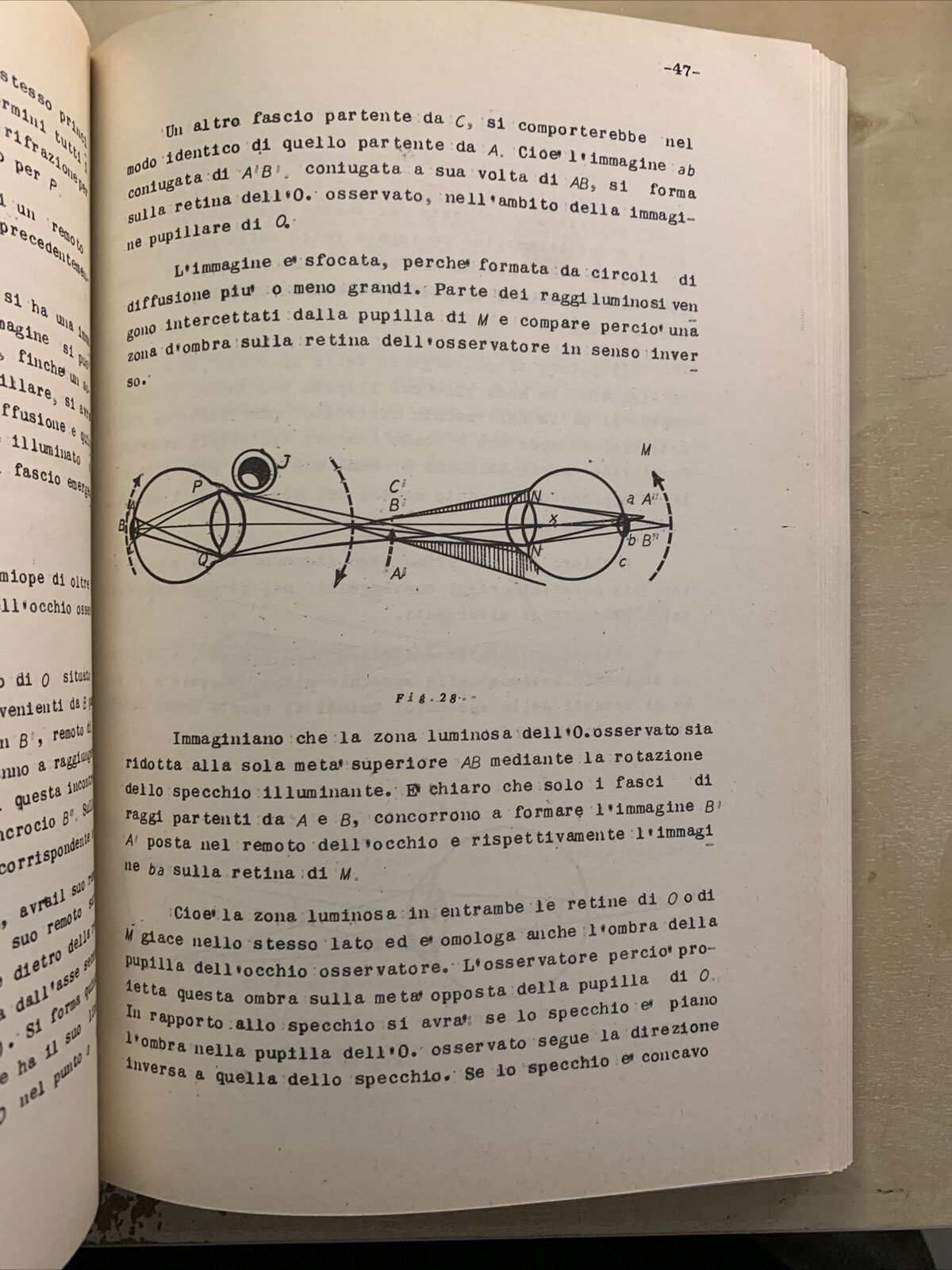 MANUALE DI OTTICA FISIOLOGICA per oculisti e ottici - Mario Maione, 2 voll. 1957