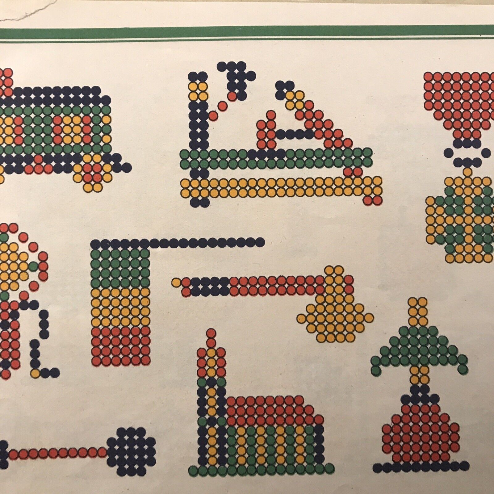 Catalogo illustrato Coloredo Quercetti, Mosaico multicolore per bimbi