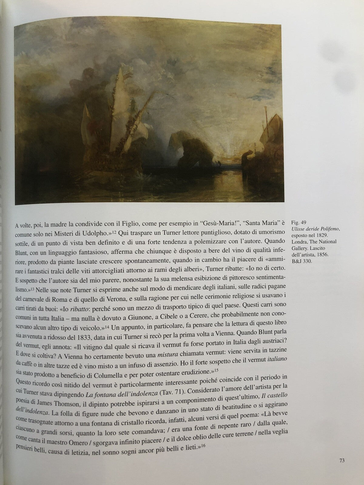 Turner e l'Italia, Ferrara arte mostra 2008