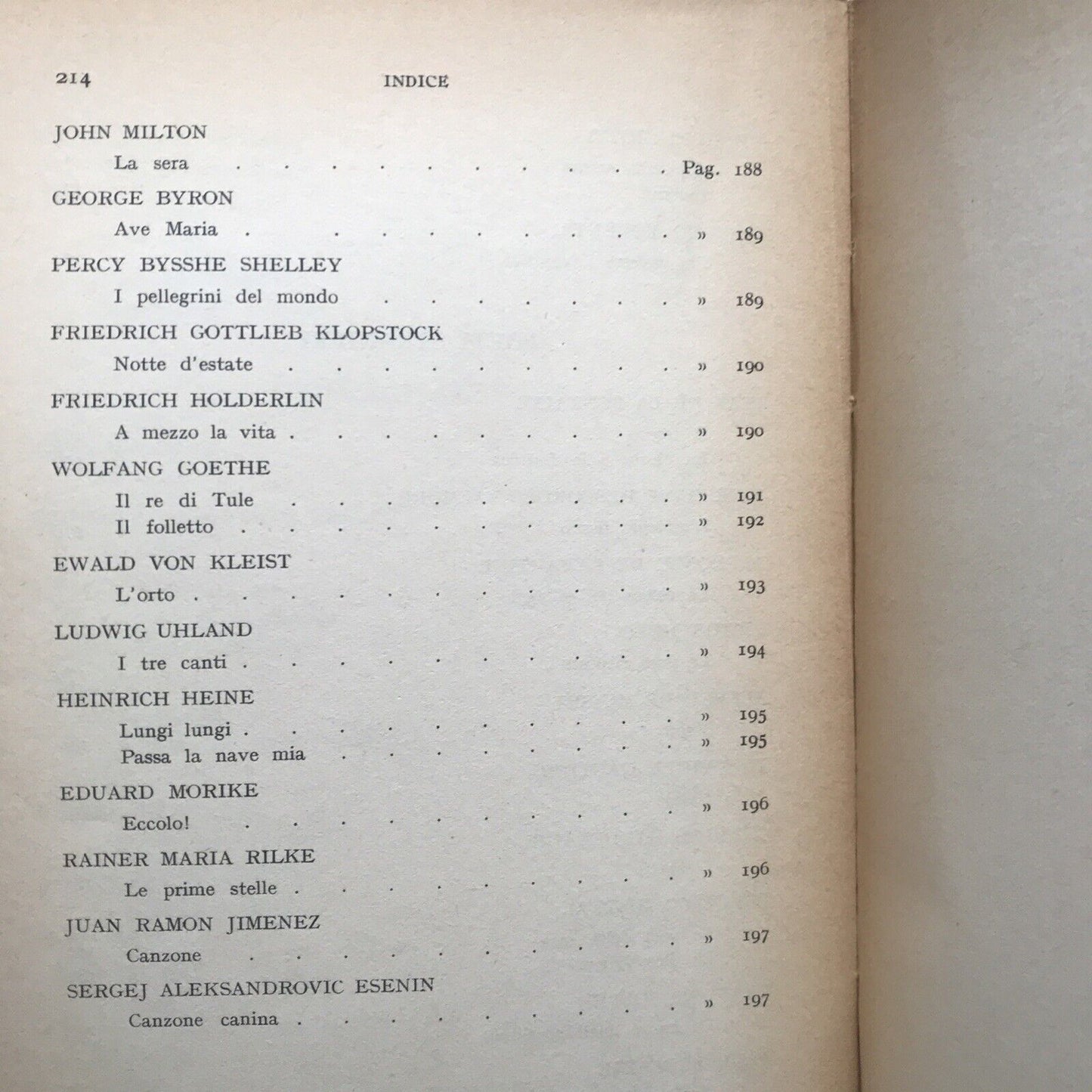 NEL PAESE DELLA LIRICA, Giovanni Getto - Adriana Enriques, Zanichelli  1957