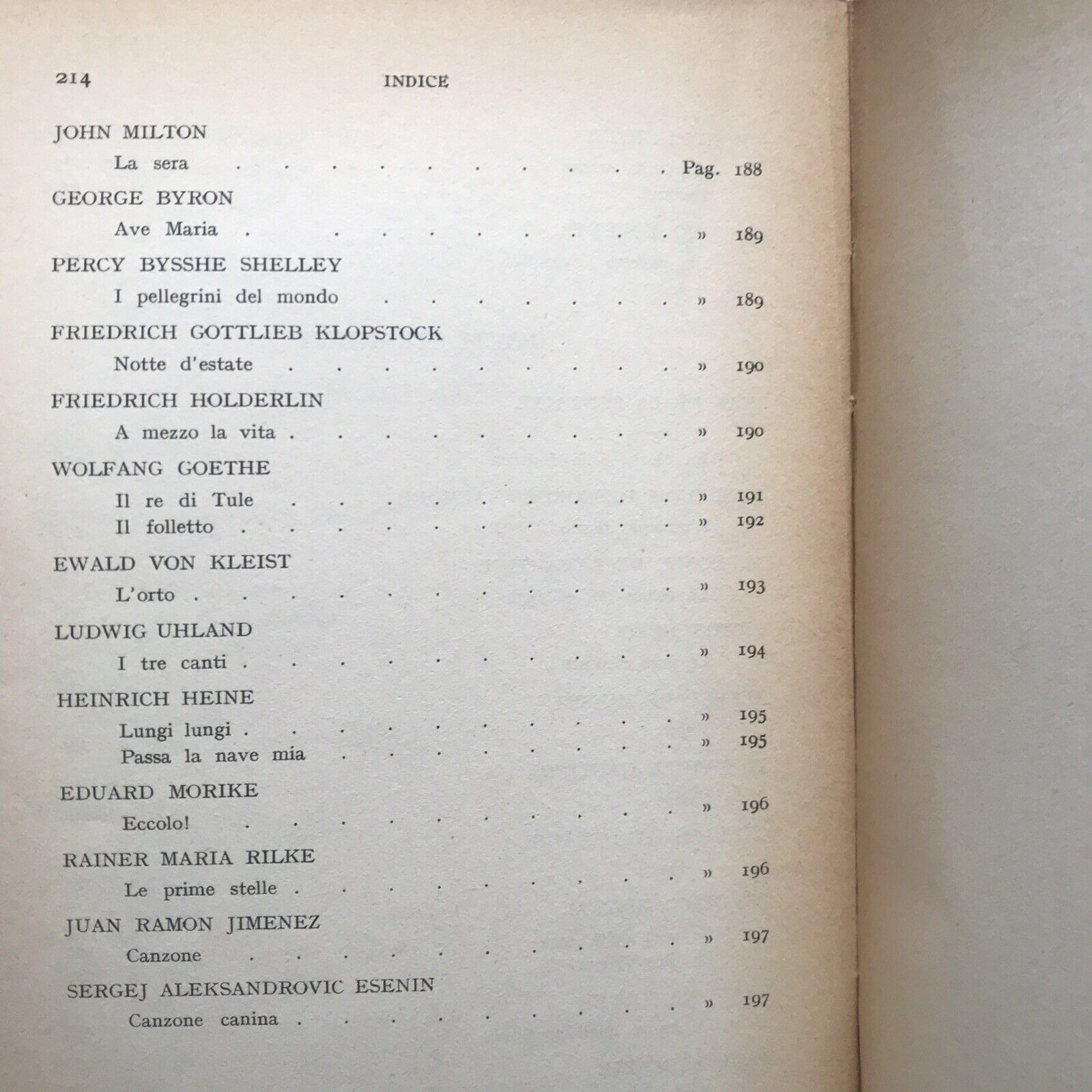 NEL PAESE DELLA LIRICA, Giovanni Getto - Adriana Enriques, Zanichelli  1957