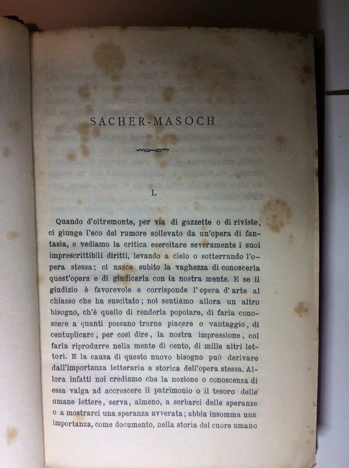 RACCONTI GALLIZIANI DI SACHER MASOCH, TREVES ED. SECONDA EDIZIONE 1881