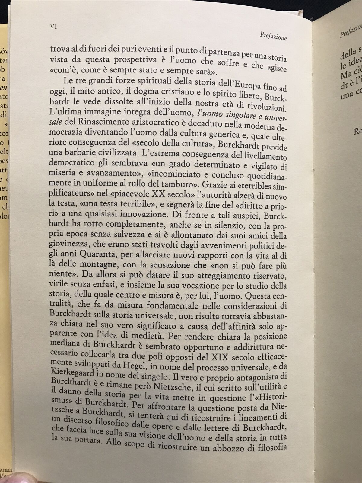 JACOB BURCKHARDT, Karl Löwith, Editori Laterza 1991