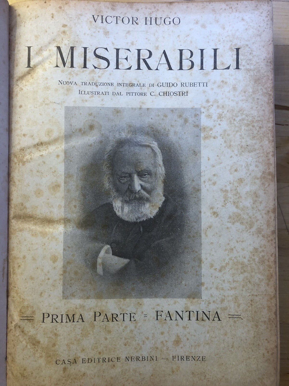 I miserabili, Victor Hugo, Casa editrice Nerbini 1924