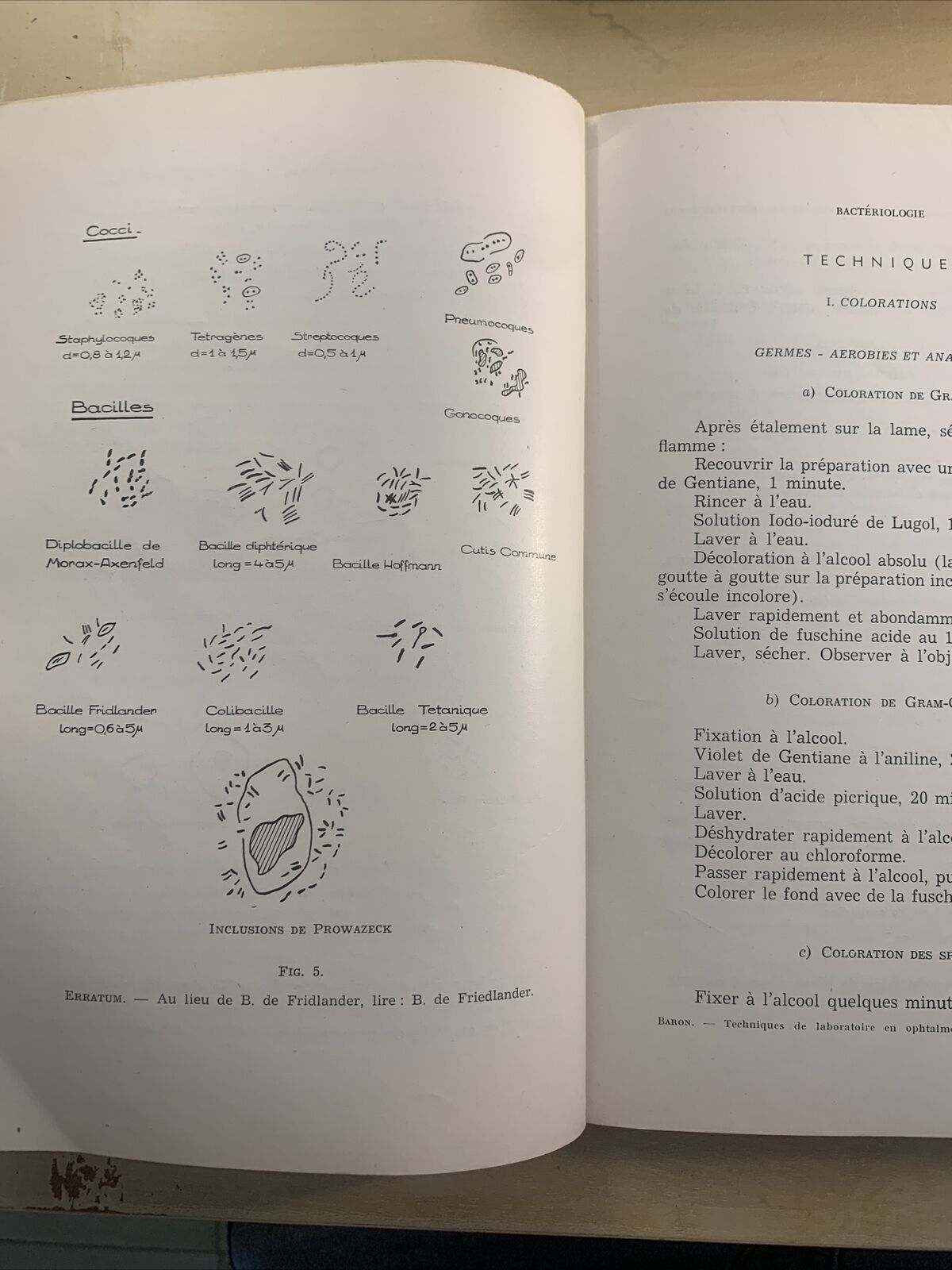 NOUVELLES TECHNIQUES DE LABORATOIRE EN OPHTALMOLOGIE - J. B. BARON, CABAU #
