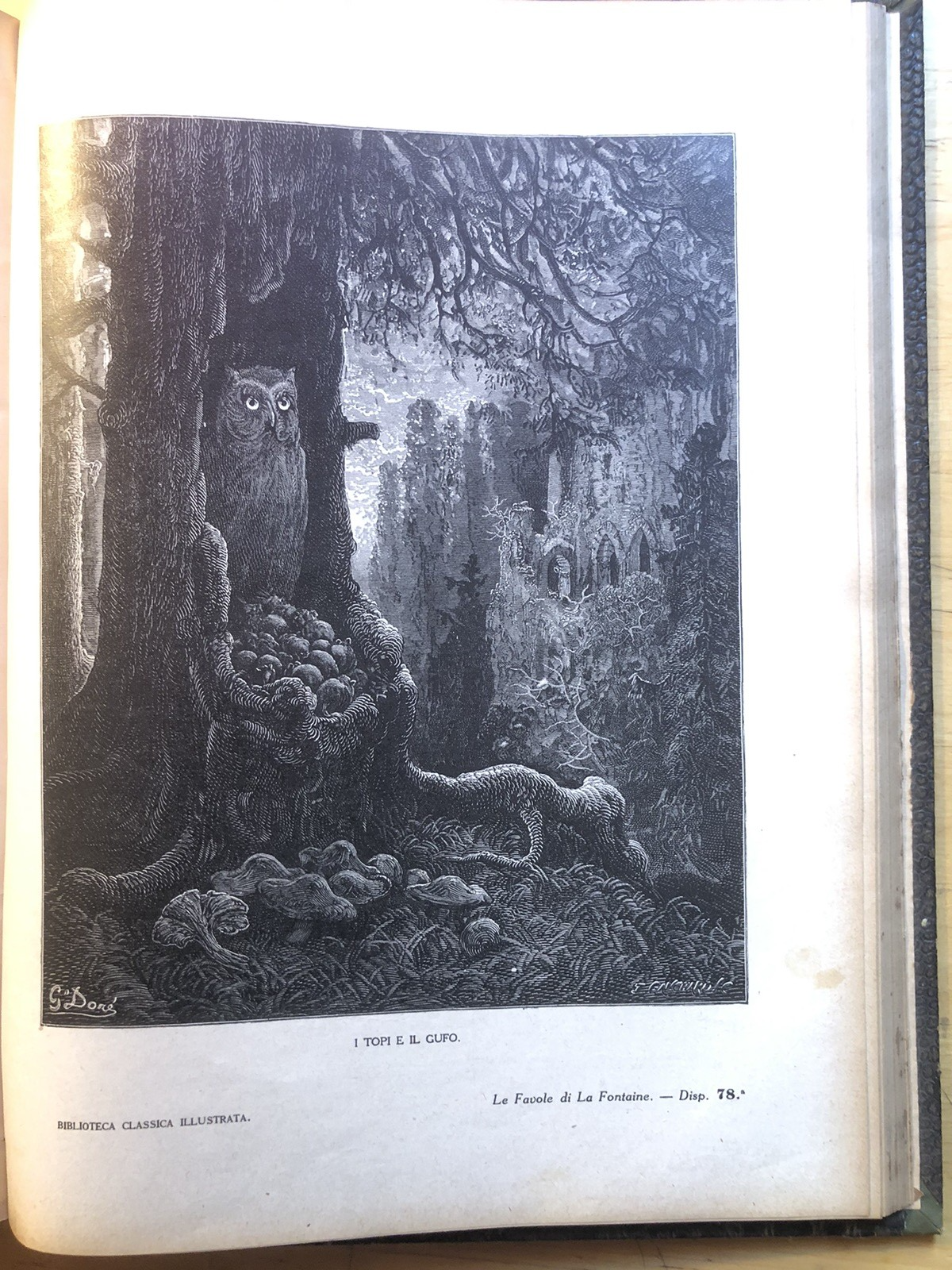 Le favole di La Fontaine - Gustavo Dorè, Emilio De Marchi.  primi del '900 s.d.