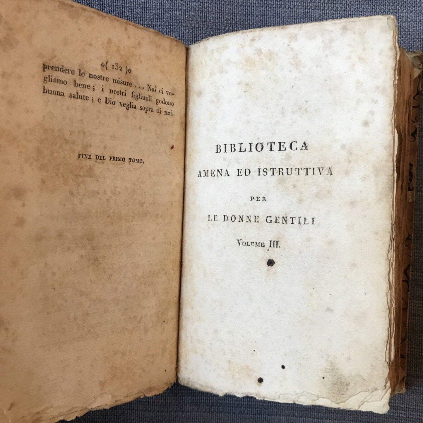 LE CONFESSIONI AL SEPOLCRO, Augusto Lafontaine tomo 1 e tomo 3 - 1821